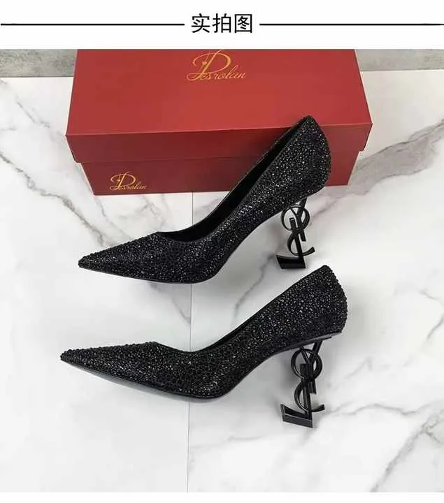 حذاء نسائي بكعب عالٍ أوروبي وأمريكيEuropean and American women's high heel shoes
