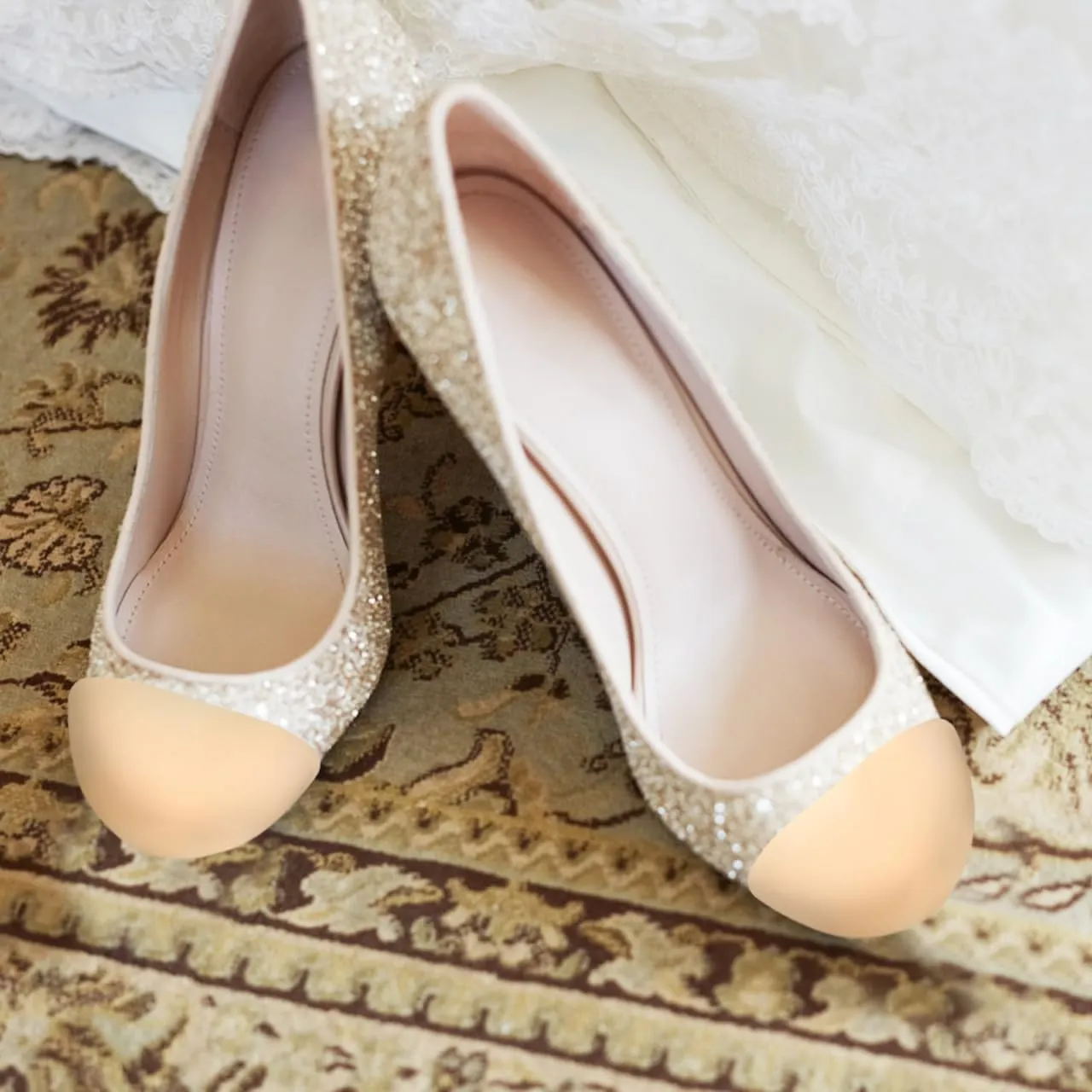 6pcs High Heels to The Shoes Heel Replacement Tips Heel Shoe Heel Caps for High Heels High Heels Cover