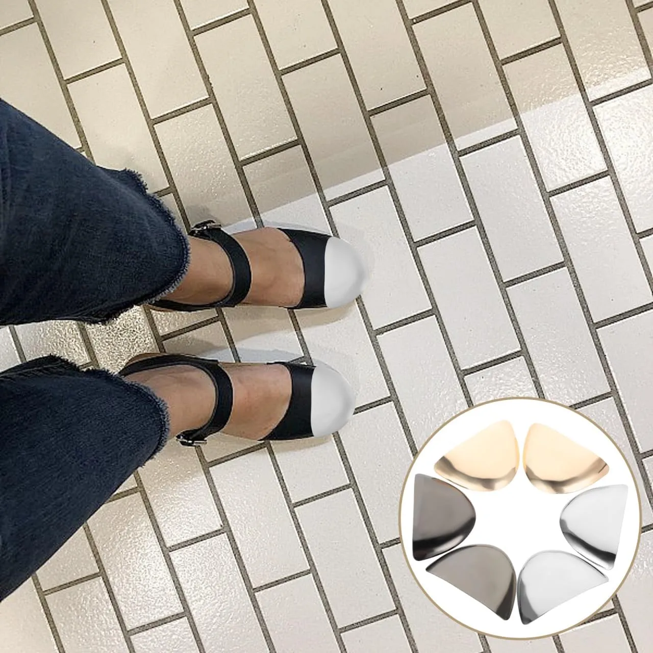 6pcs High Heels to The Shoes Heel Replacement Tips Heel Shoe Heel Caps for High Heels High Heels Cover