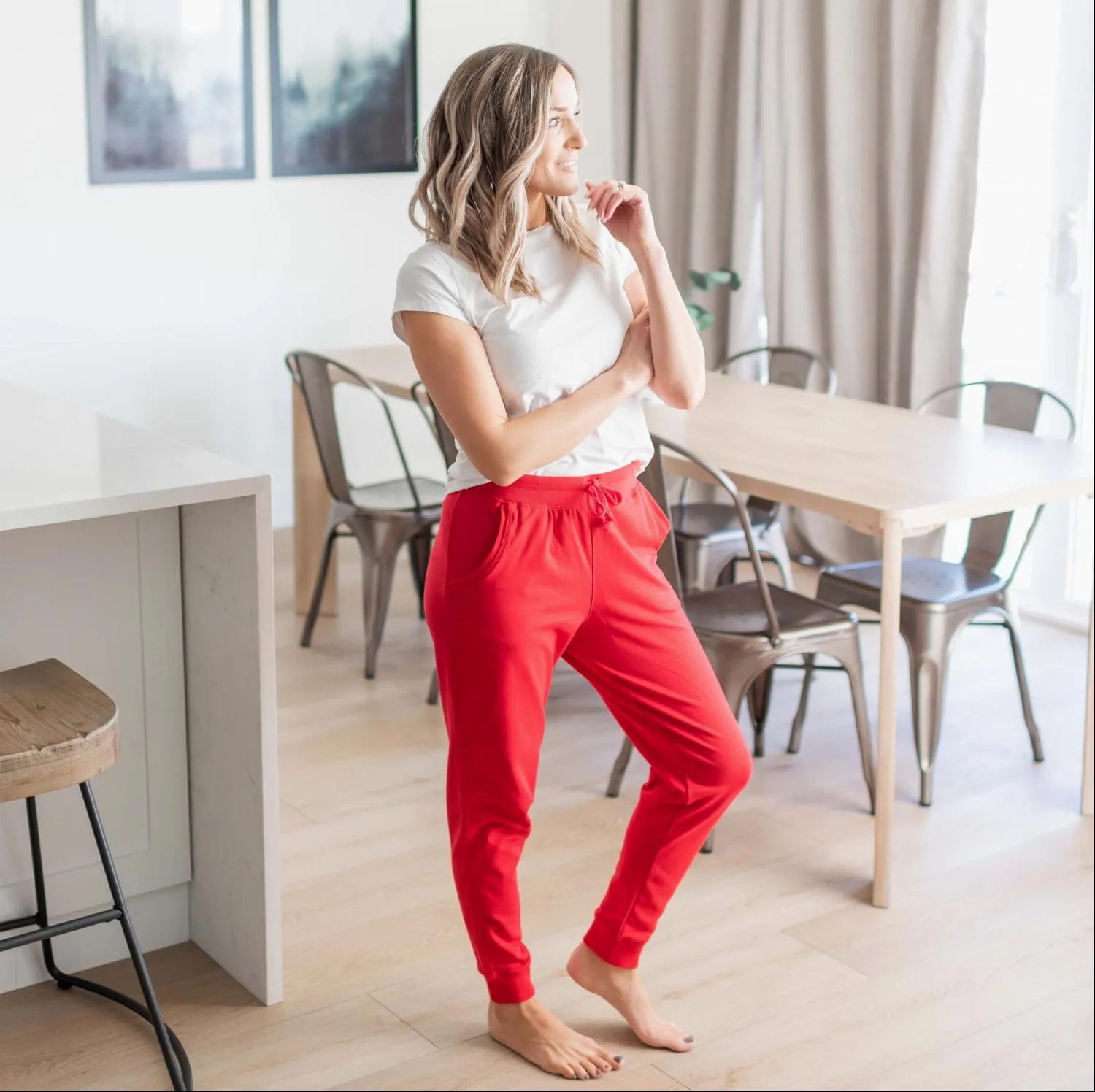 Active Pull-on French Terry Joggers