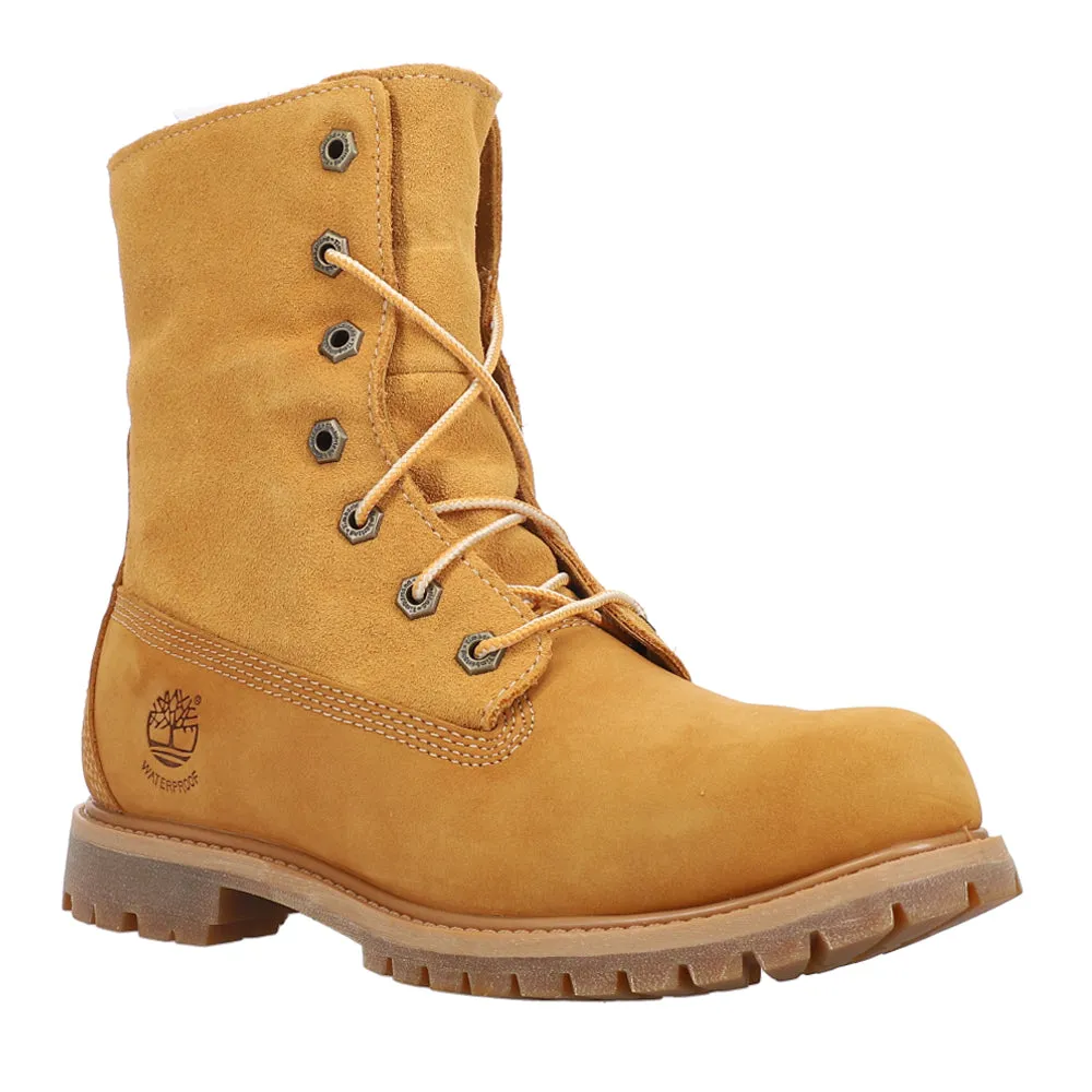 Authetntics Waterproof Fold-Down Lace Up Boots