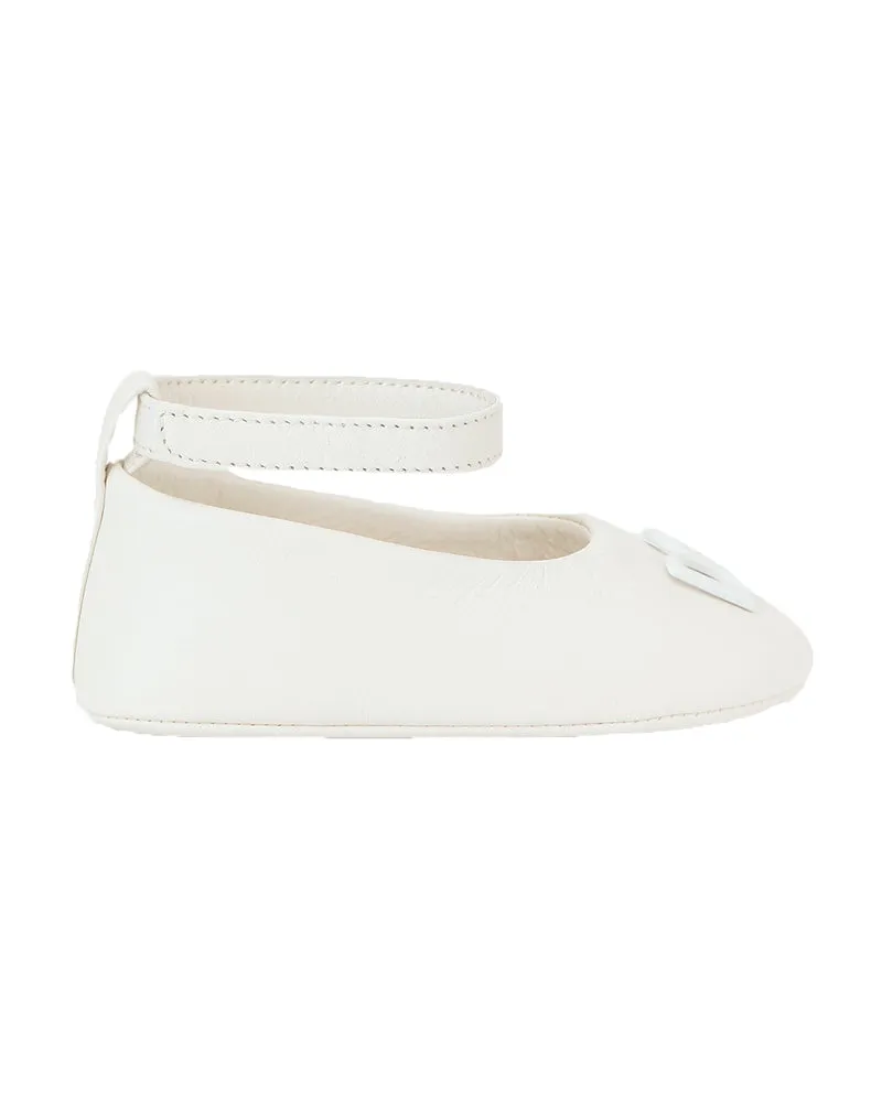 Baby Girls White Ballerinas