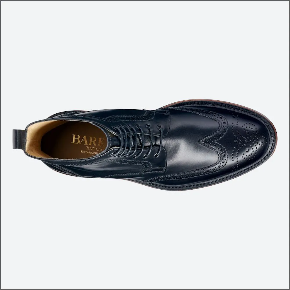 Barker Donegal Black  Grain Boot@