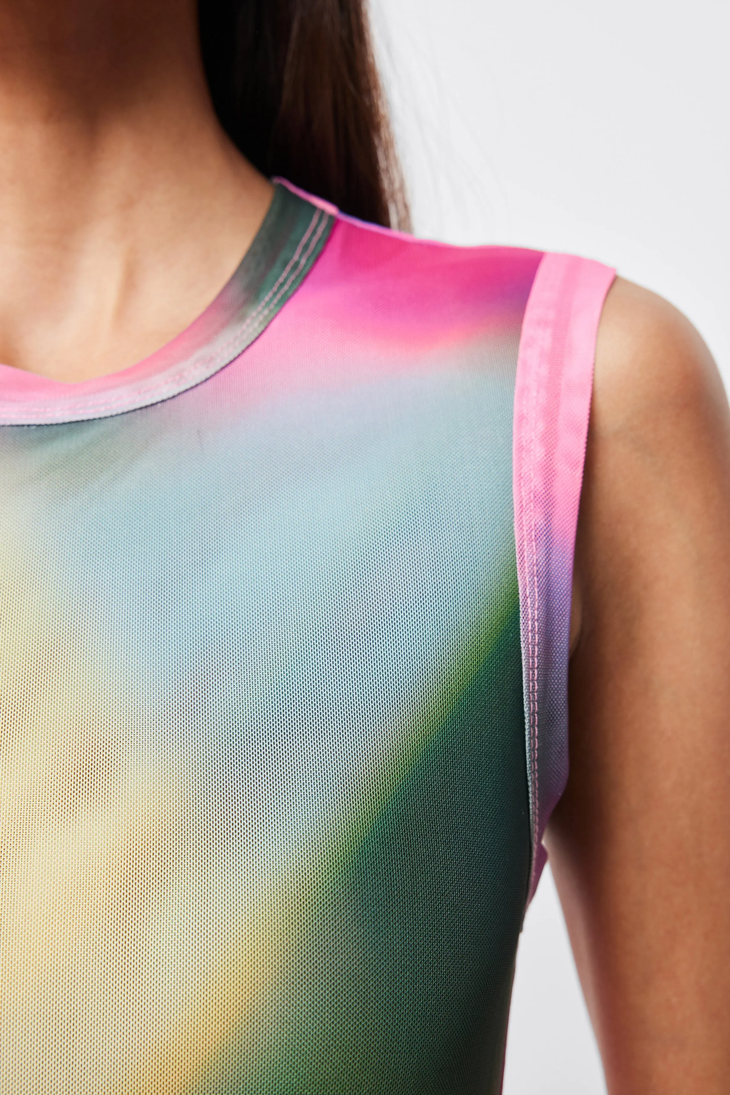 Blurred Midi Dress