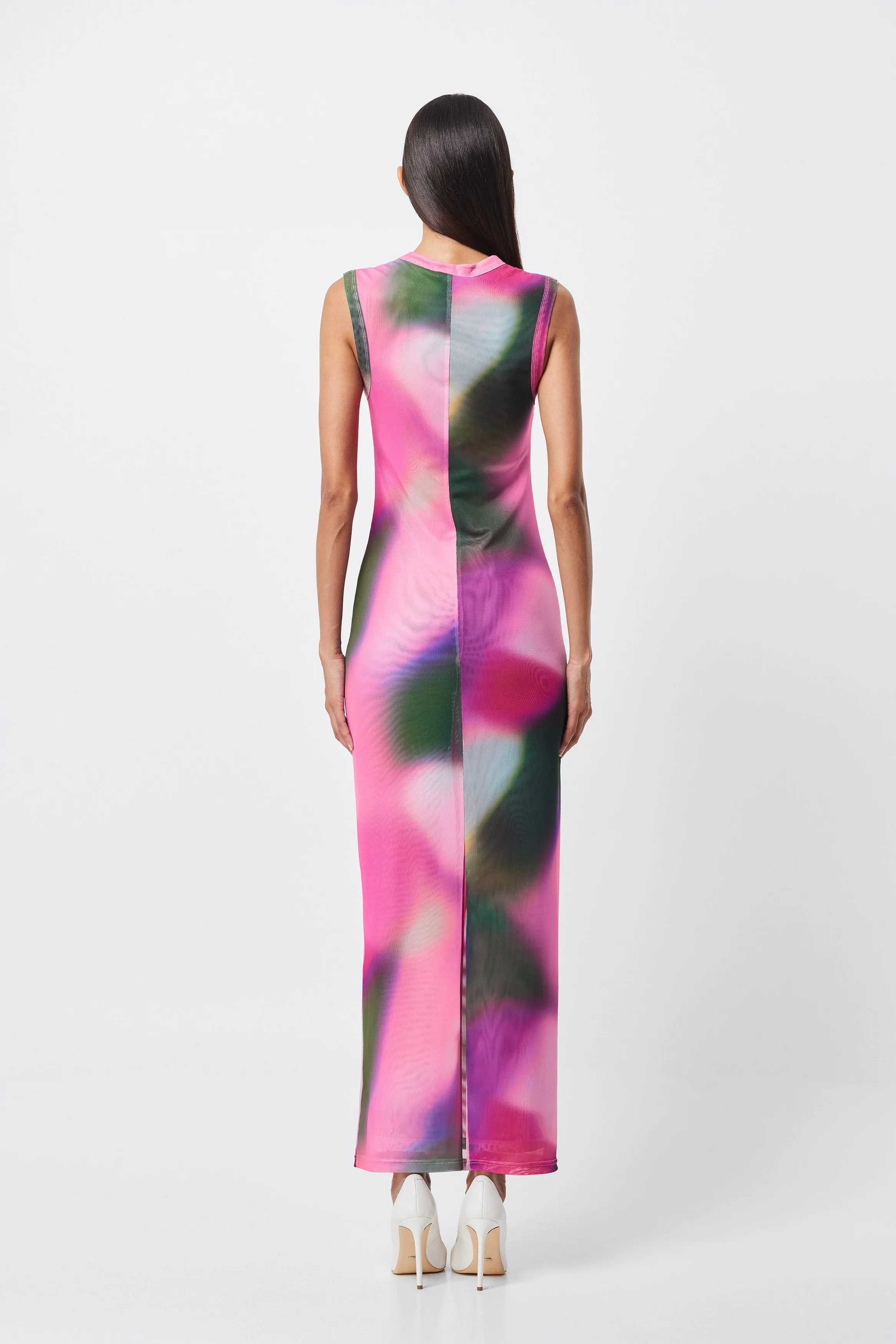 Blurred Midi Dress