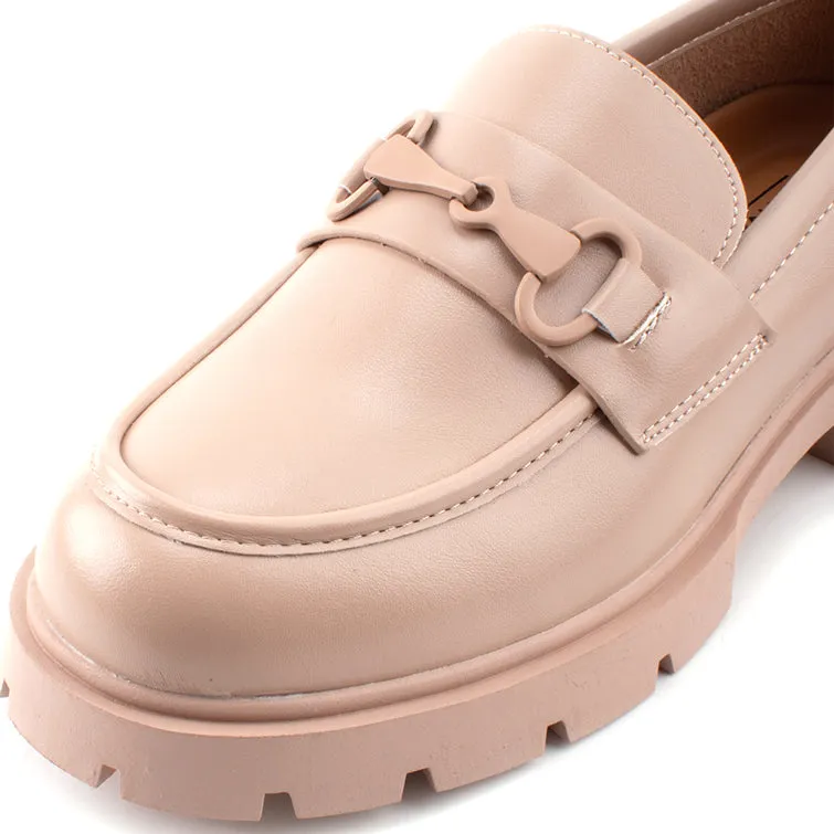CAMEL ACTIVE Ladies Yvette Chunky Loafers -752401-SN01SV-57-NUDE