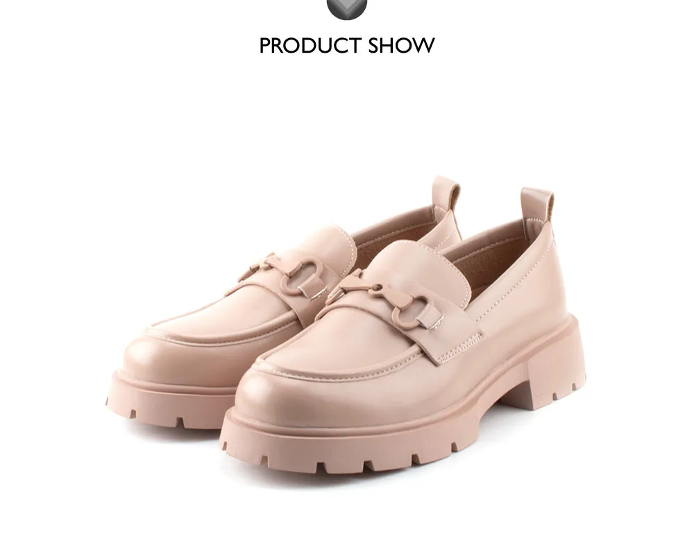 CAMEL ACTIVE Ladies Yvette Chunky Loafers -752401-SN01SV-57-NUDE