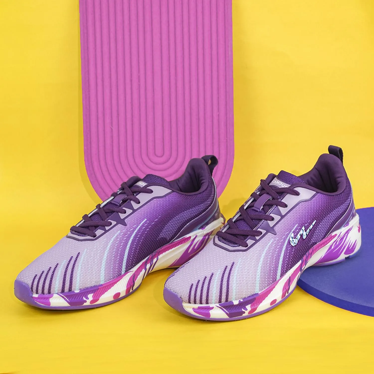 Campus Women's Camp Streak PRPL/Mauve Running Shoes - 7UK 22L-132
