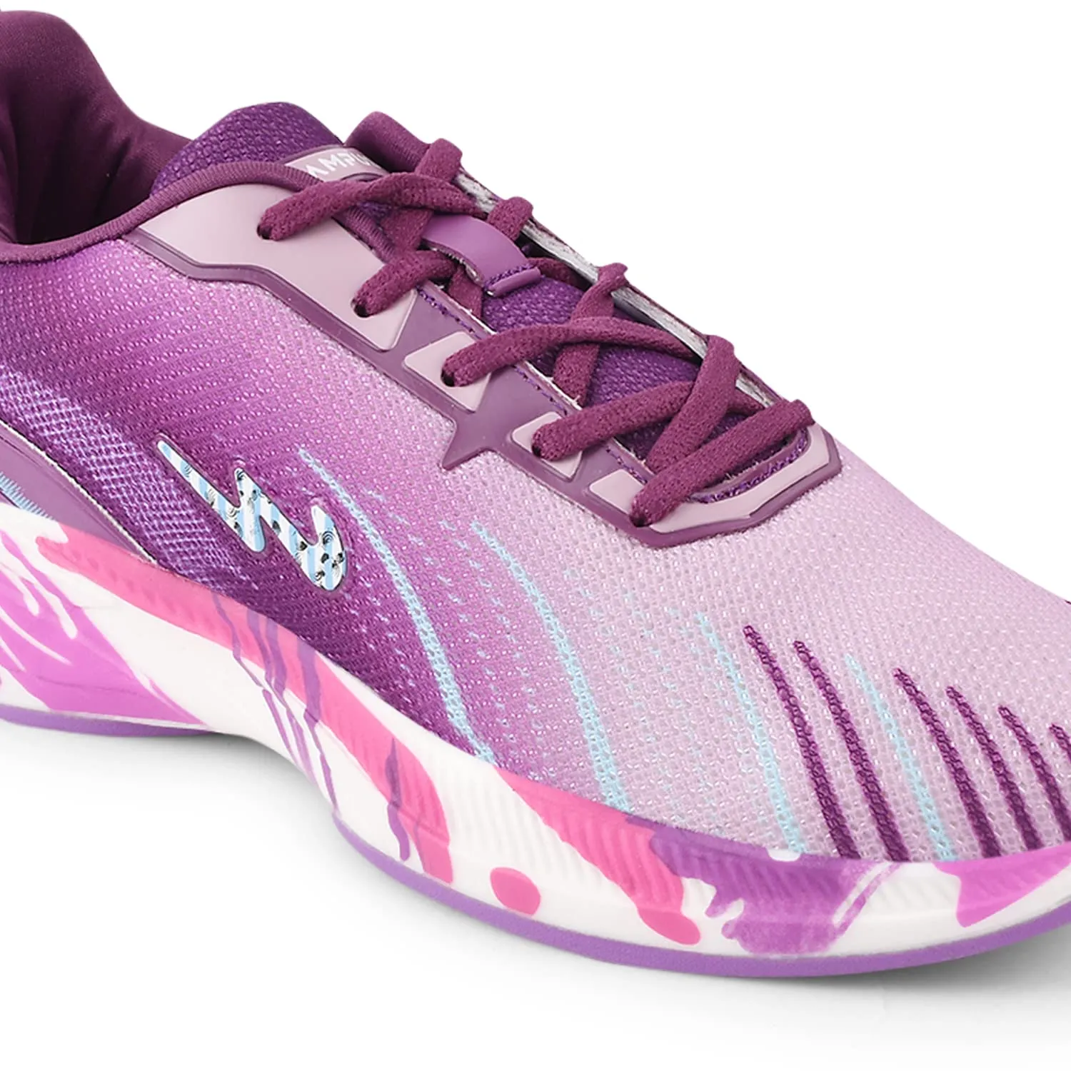 Campus Women's Camp Streak PRPL/Mauve Running Shoes - 7UK 22L-132
