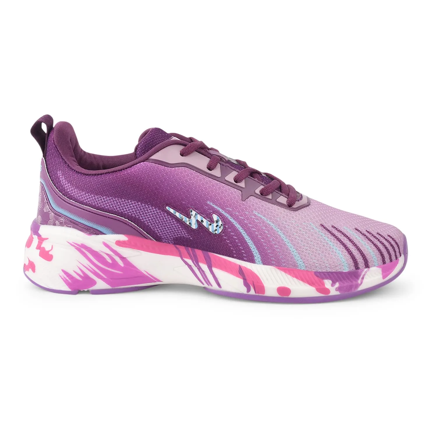 Campus Women's Camp Streak PRPL/Mauve Running Shoes - 7UK 22L-132
