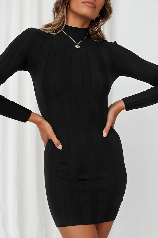 Carole Midi Dress Black