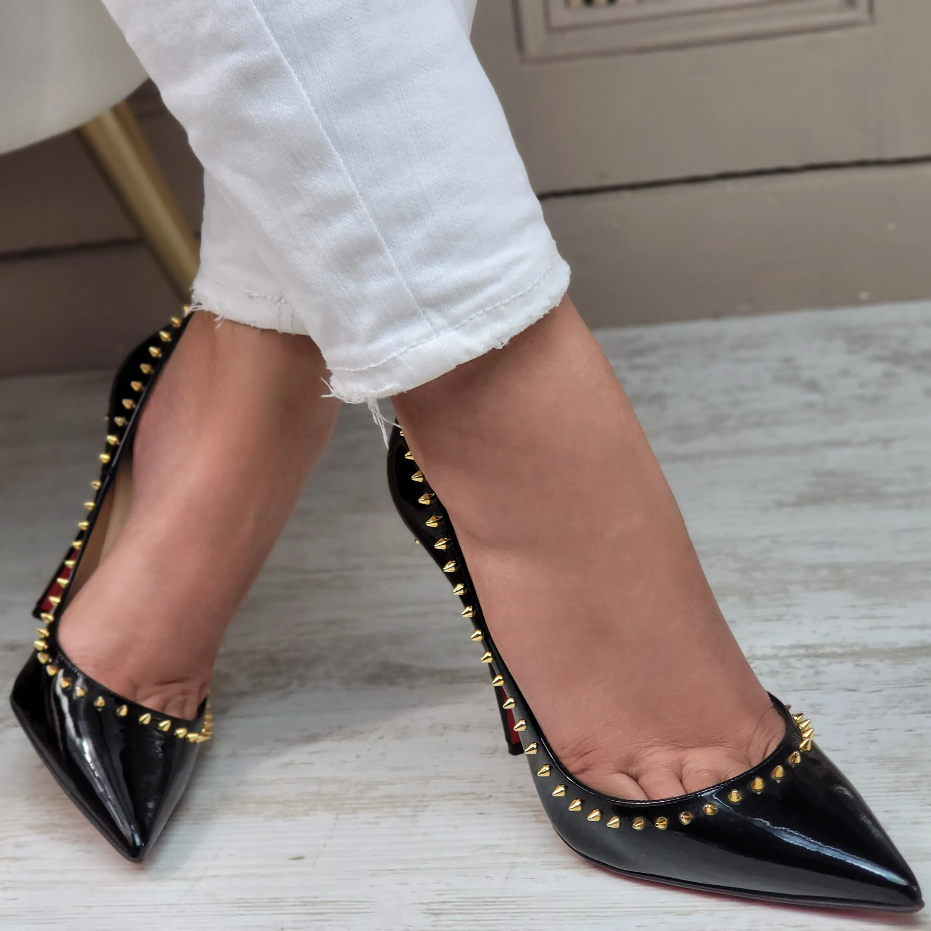 CHRISTIAN LOUBOUTIN ANJALINA HEELS EU 36.5/ UK 3.5