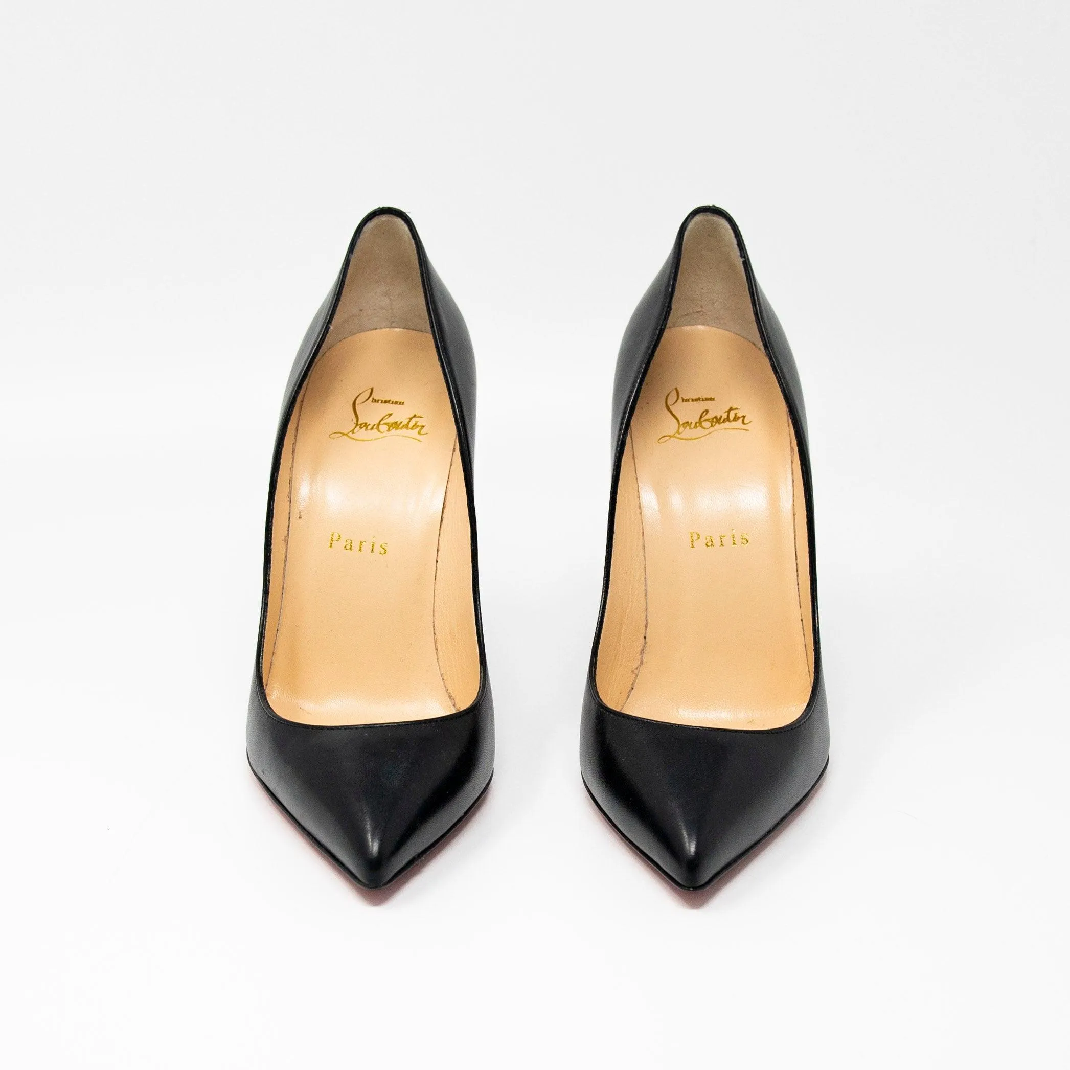 Christian Louboutin Black Pigalle Follies Pumps 38