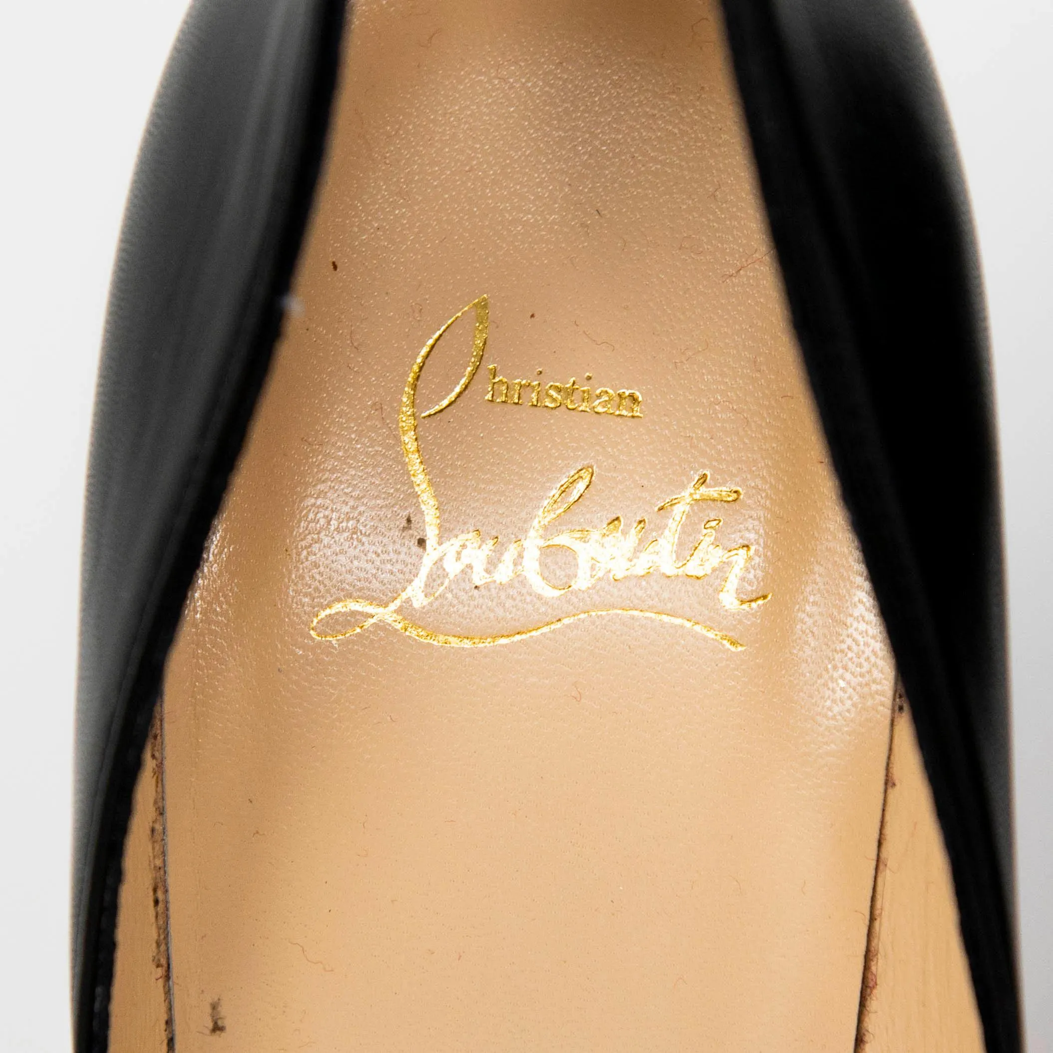 Christian Louboutin Black Pigalle Follies Pumps 38