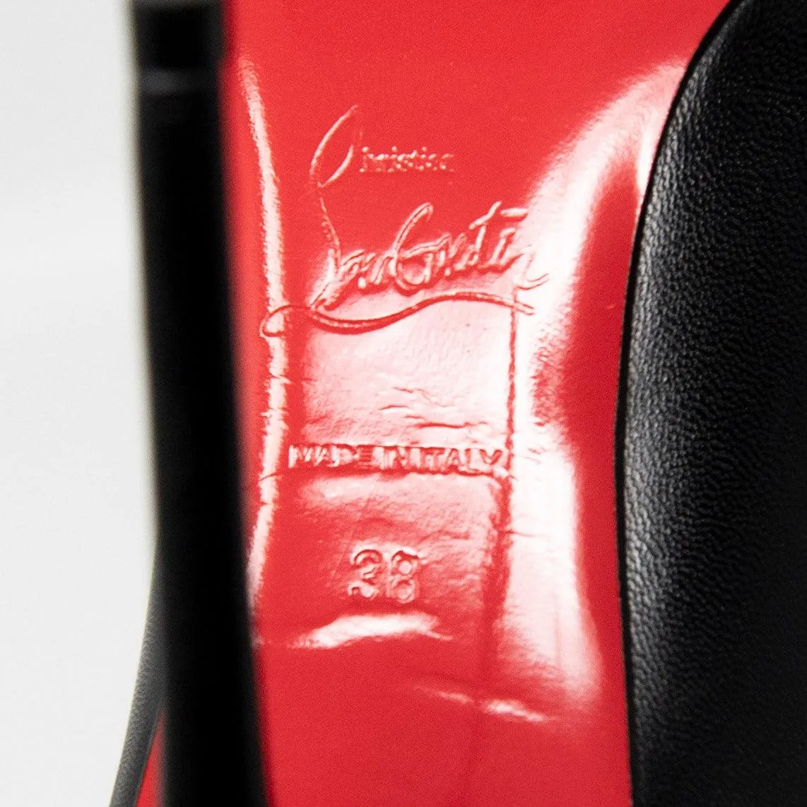Christian Louboutin Black Pigalle Follies Pumps 38