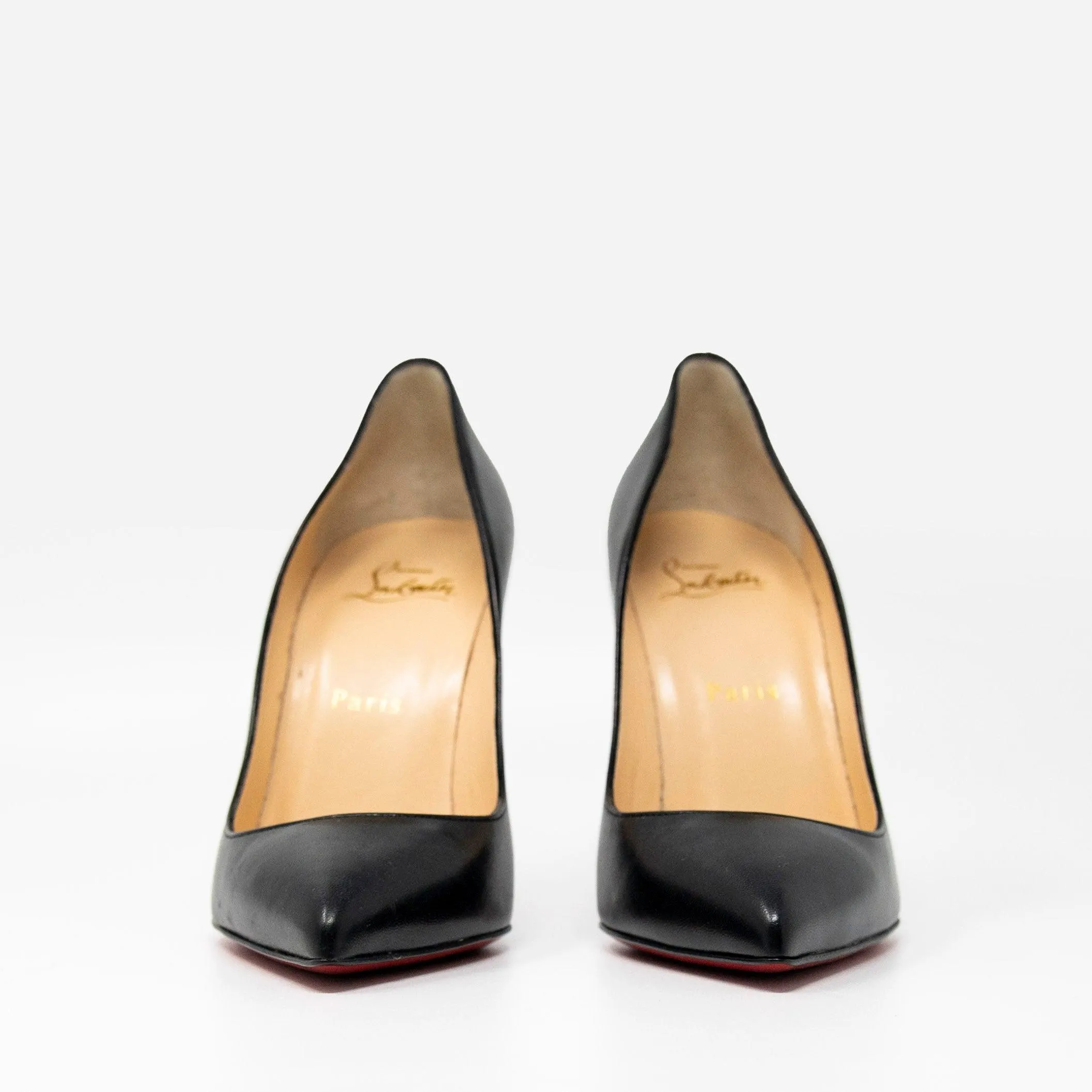 Christian Louboutin Black Pigalle Follies Pumps 38