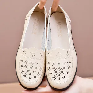 Comelyy Cutout soft-soled sandals Comfort flats