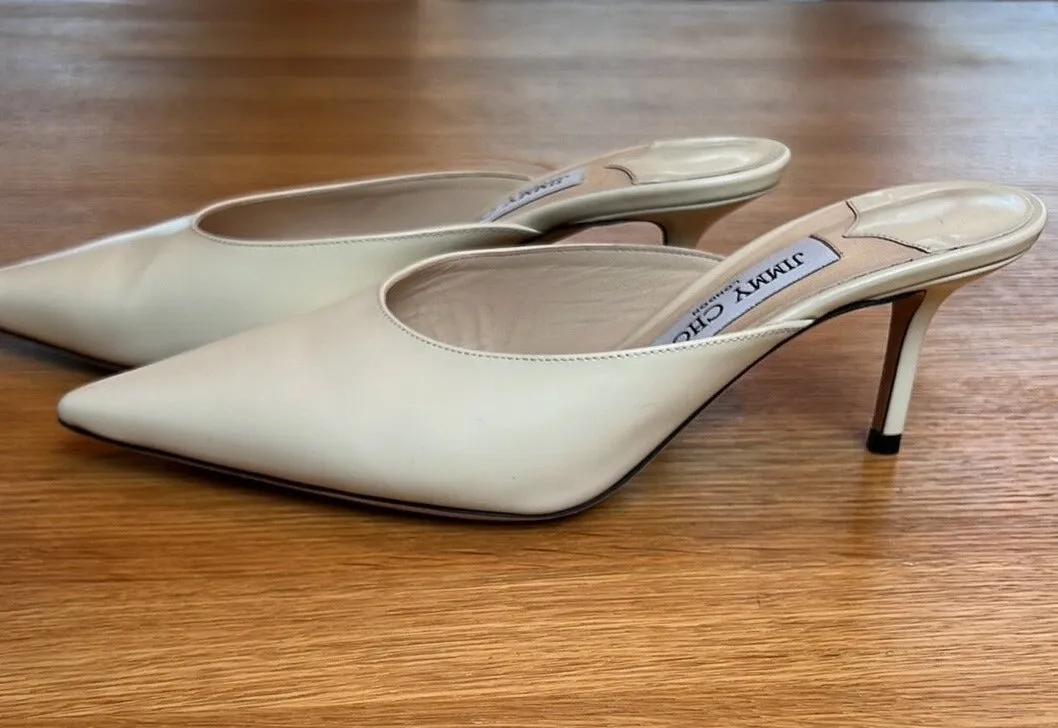 Cream Mules - 7.5