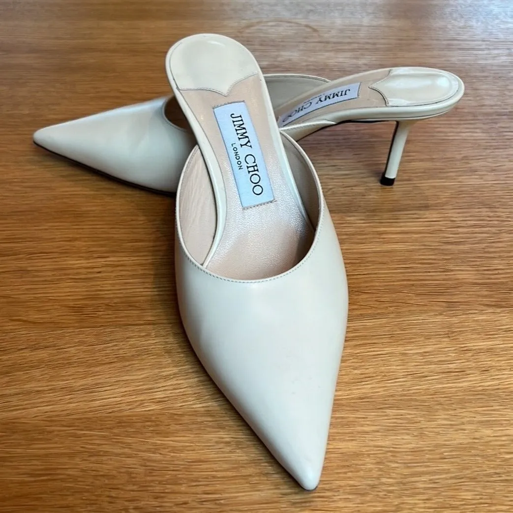Cream Mules - 7.5