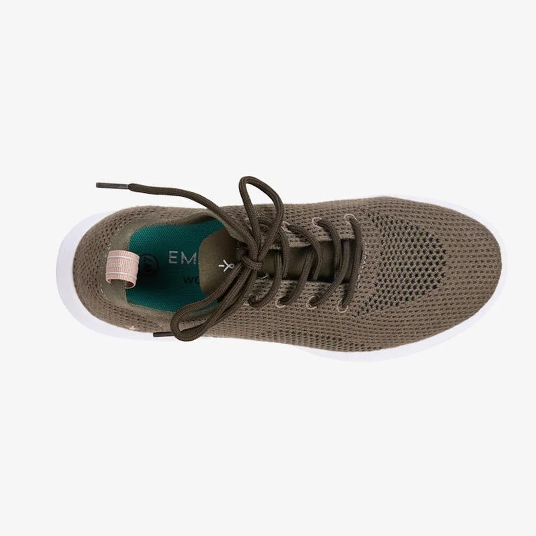 Emu Womens Springbrook Wool Knit Trainer Dark Olive