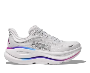 Hoka Bondi 9 Cosmic Grey White Women's