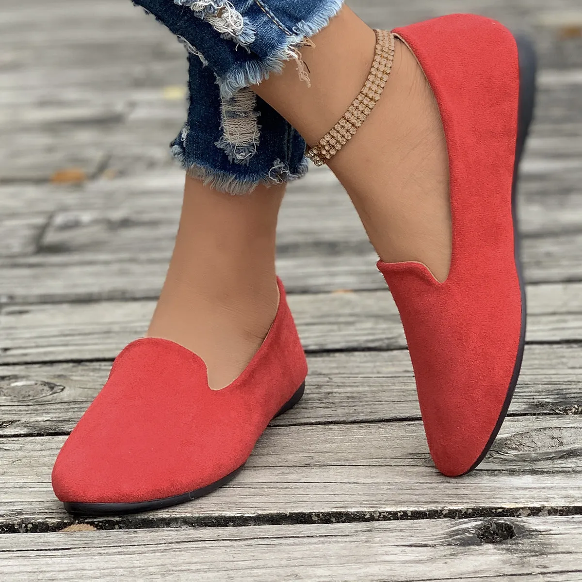 JANELLE  Casual Comfortable Pointed-Toe Flats