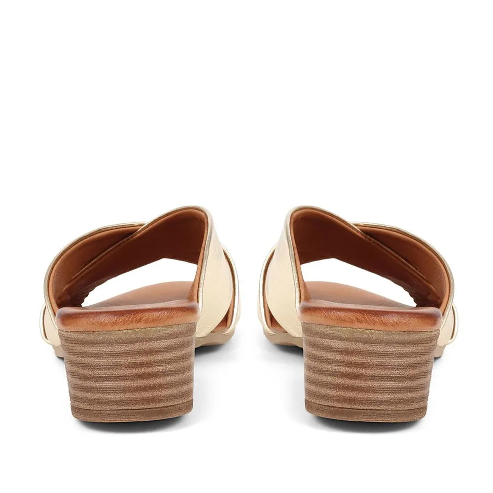 Leather Mules - BELMET37019 / 323 856