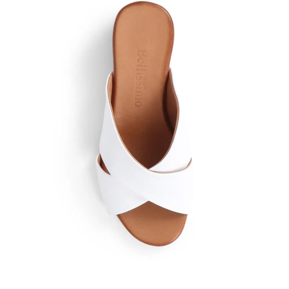 Leather Mules - BELMET37019 / 323 856