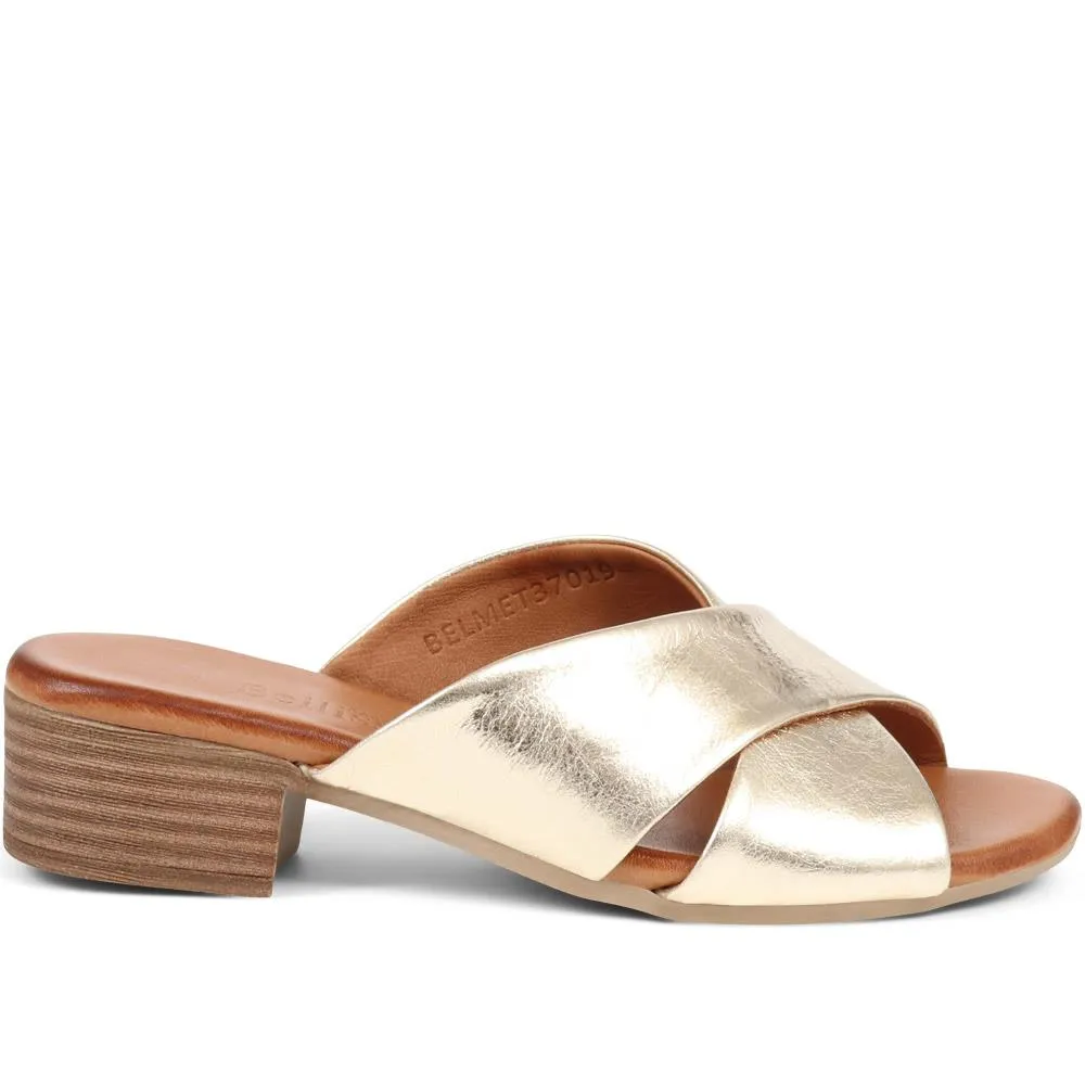 Leather Mules - BELMET37019 / 323 856