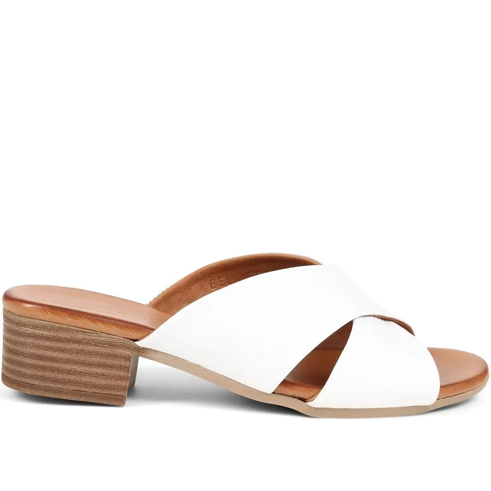 Leather Mules - BELMET37019 / 323 856