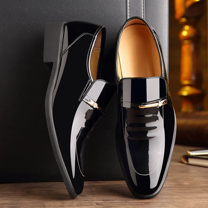 Lyxiga Läderloafers