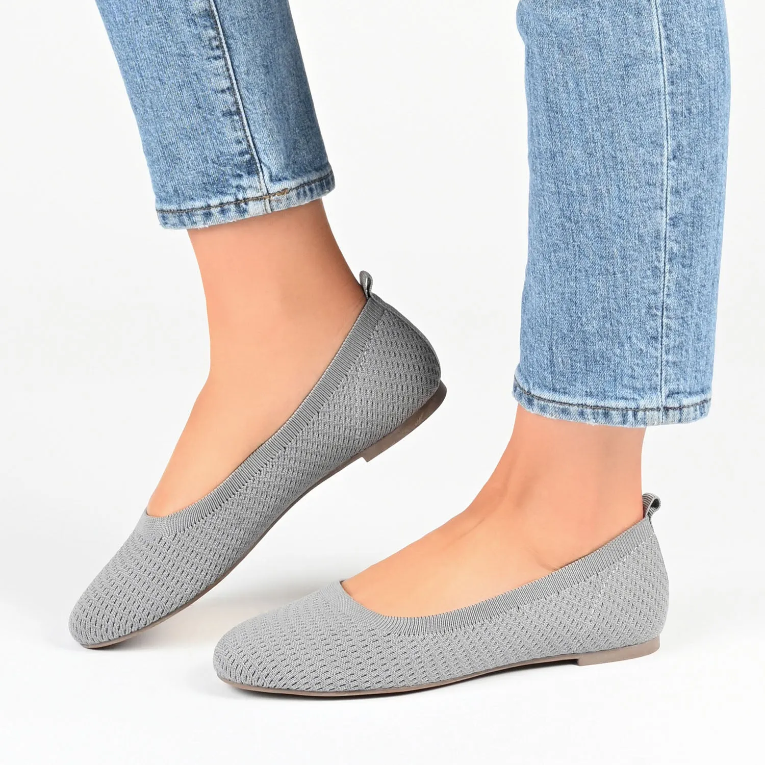MARYANN KNIT FABRIC BALLET FLATS