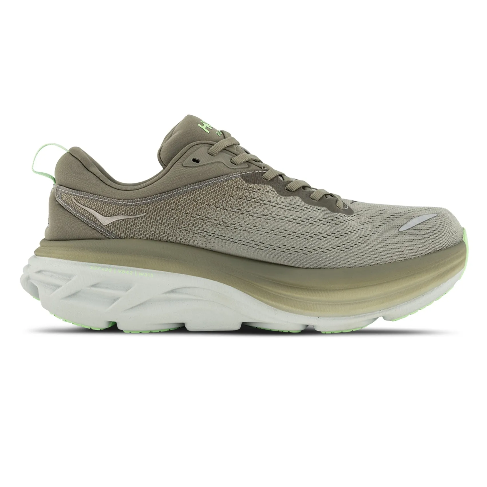 Mens HOKA Bondi 8 - Slate / Barley
