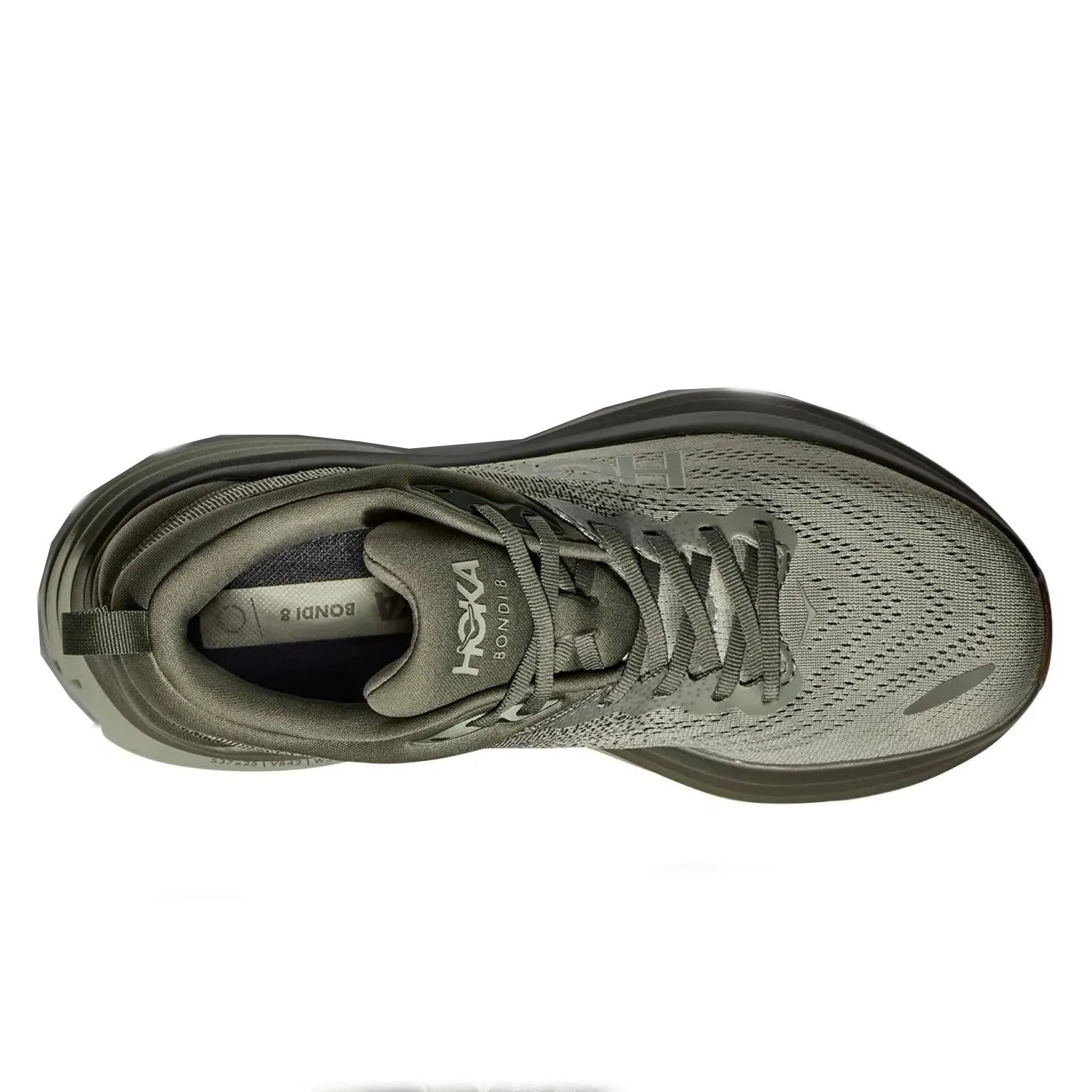 Mens HOKA Bondi 8 - Slate / Barley