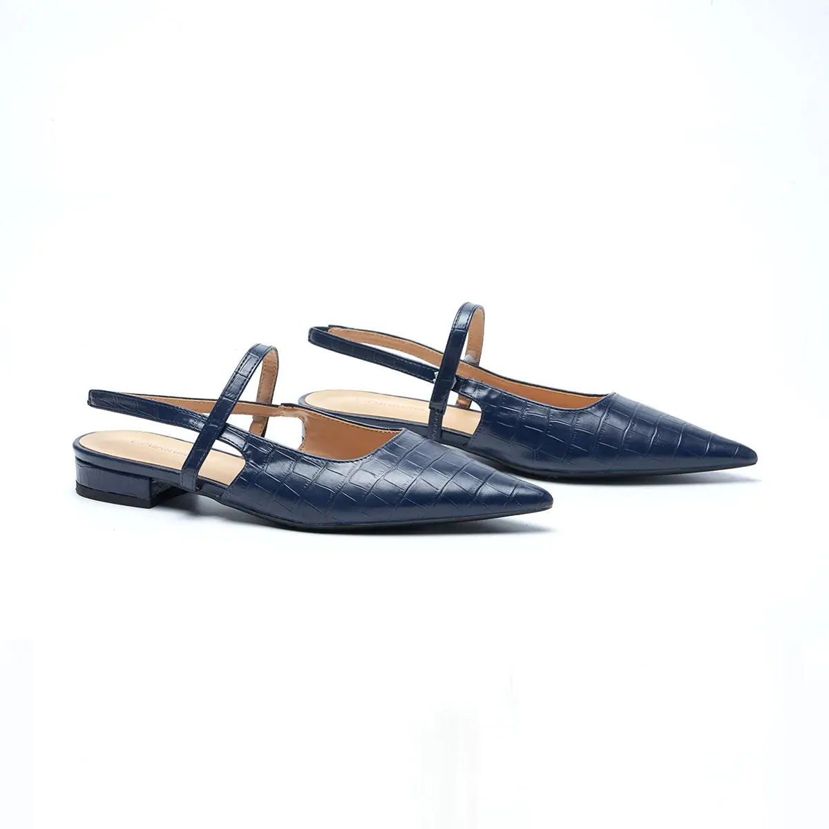 Pointed Toe Slingback Flats (Freya)