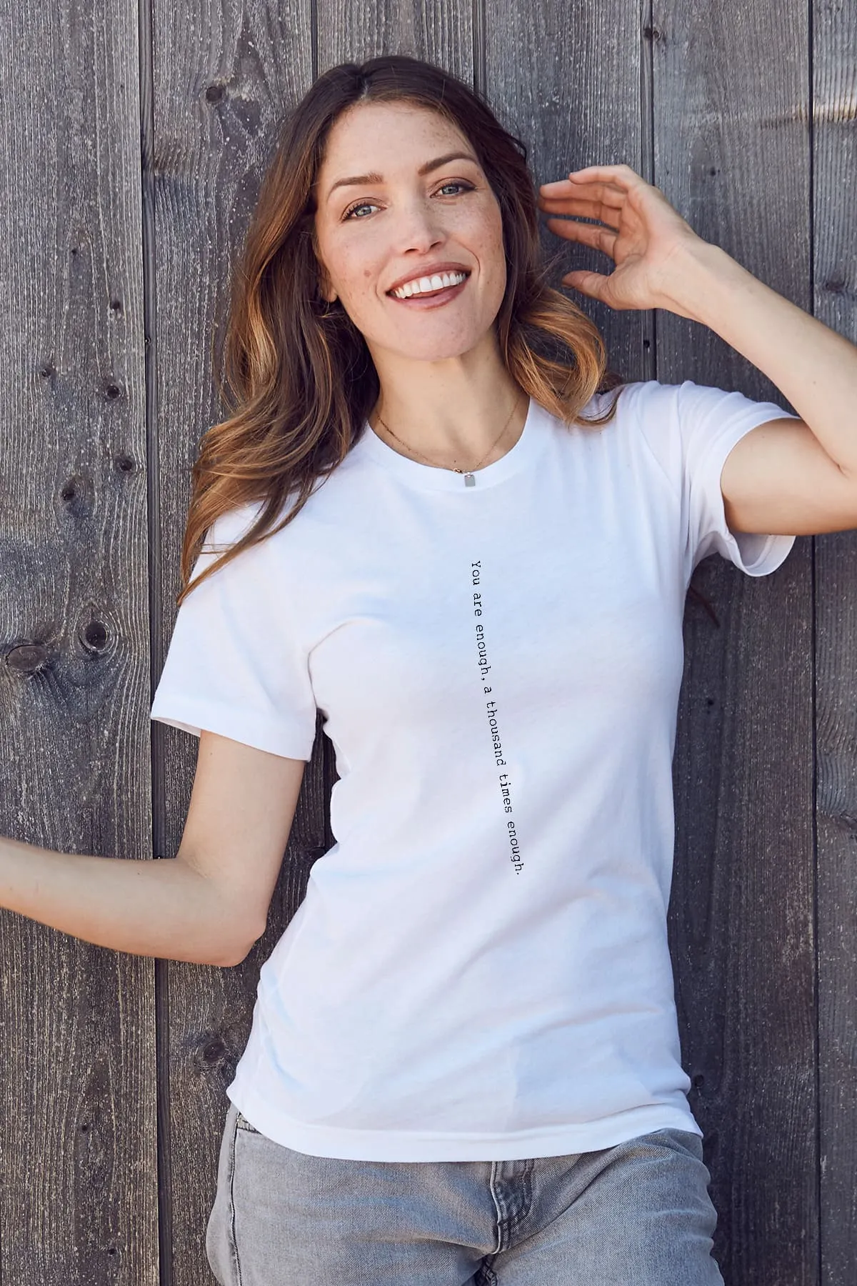 "Enough" Short Sleeve Tee