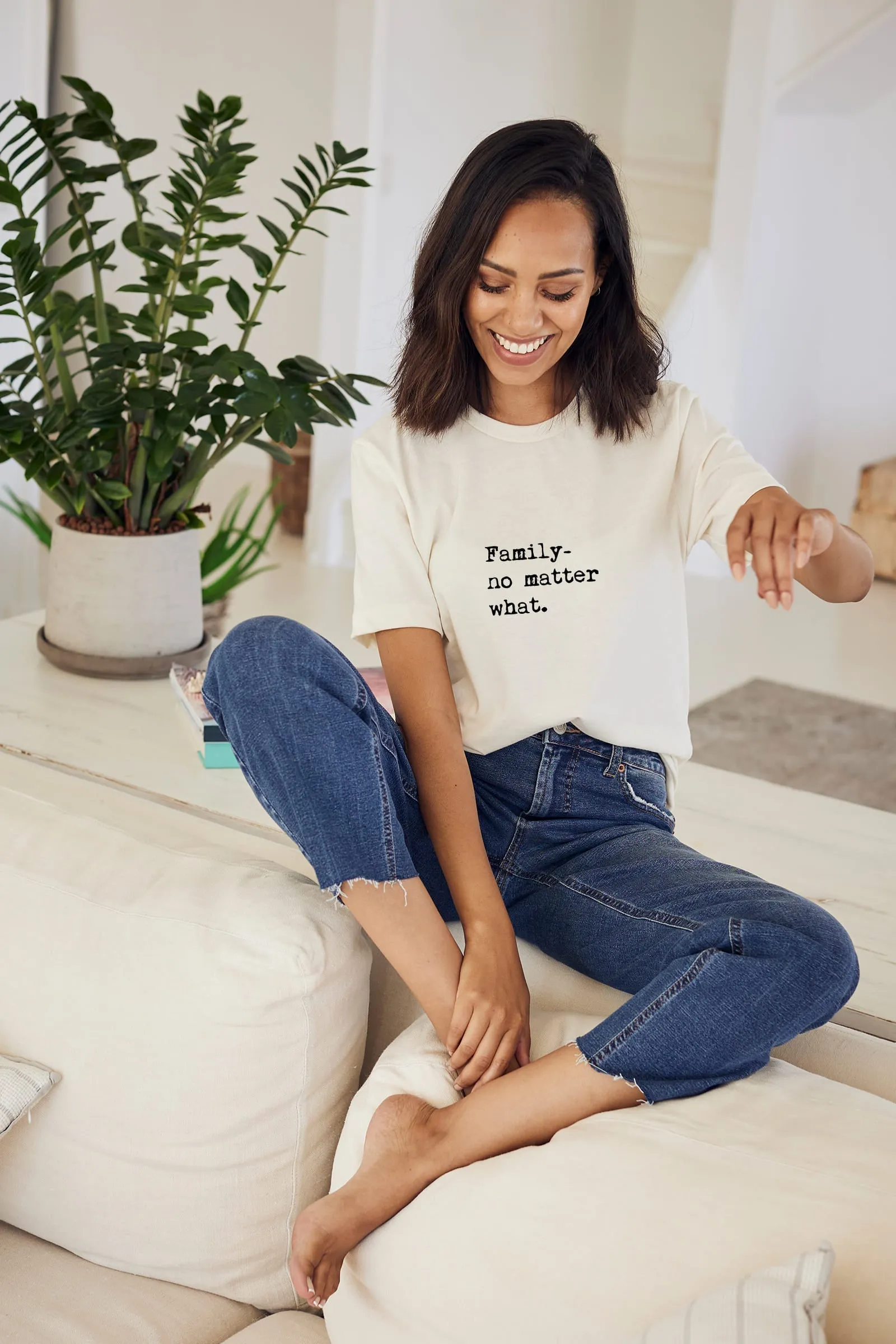 "Family No Matter What" Short Sleeve Tee