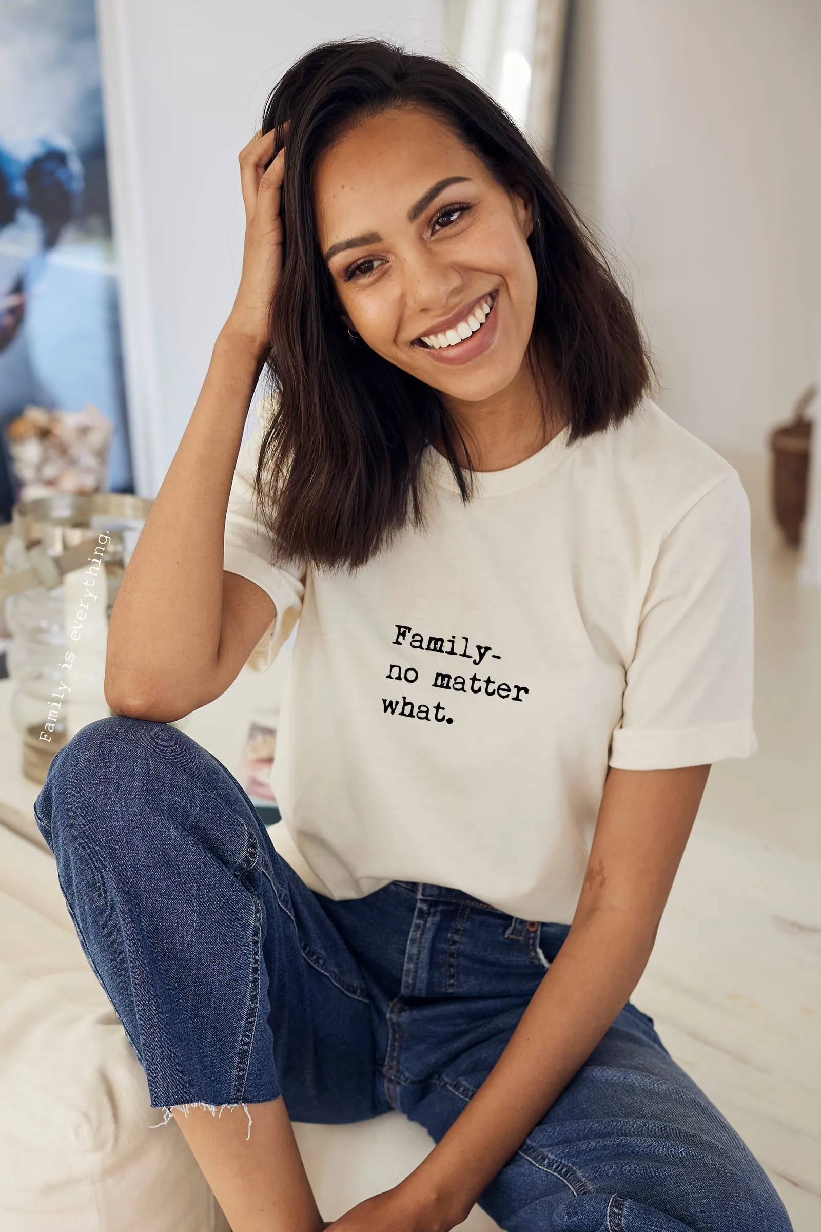 "Family No Matter What" Short Sleeve Tee