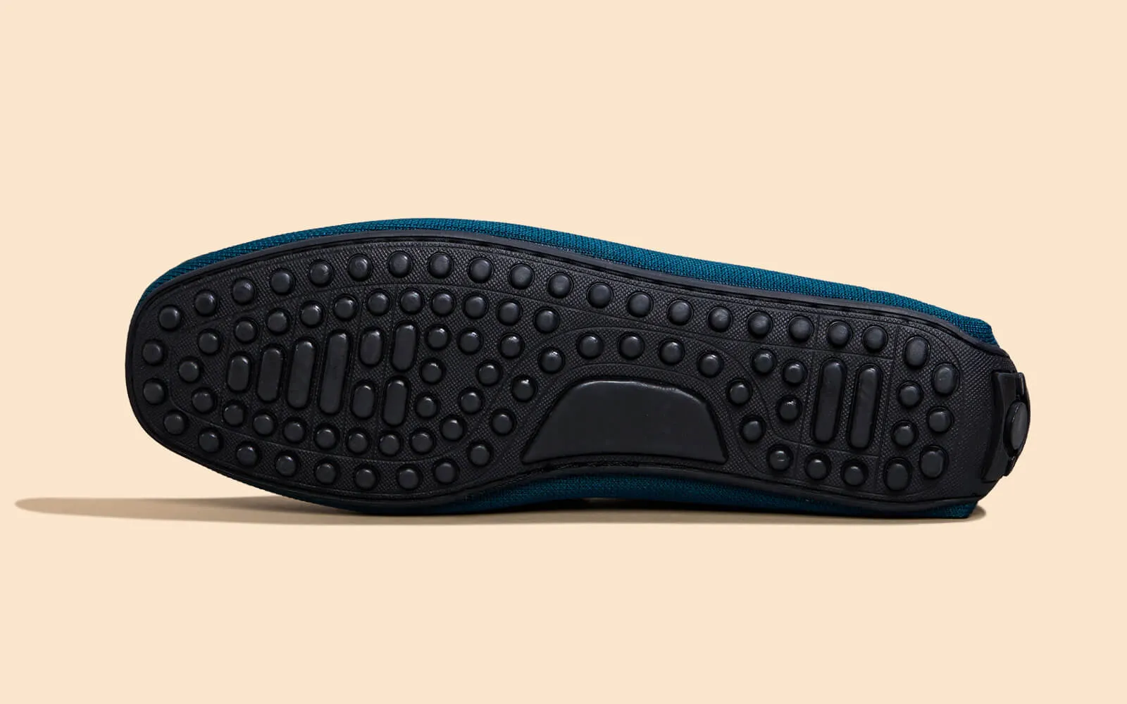 ReLive Knit Color Block Loafers : Teal-Black