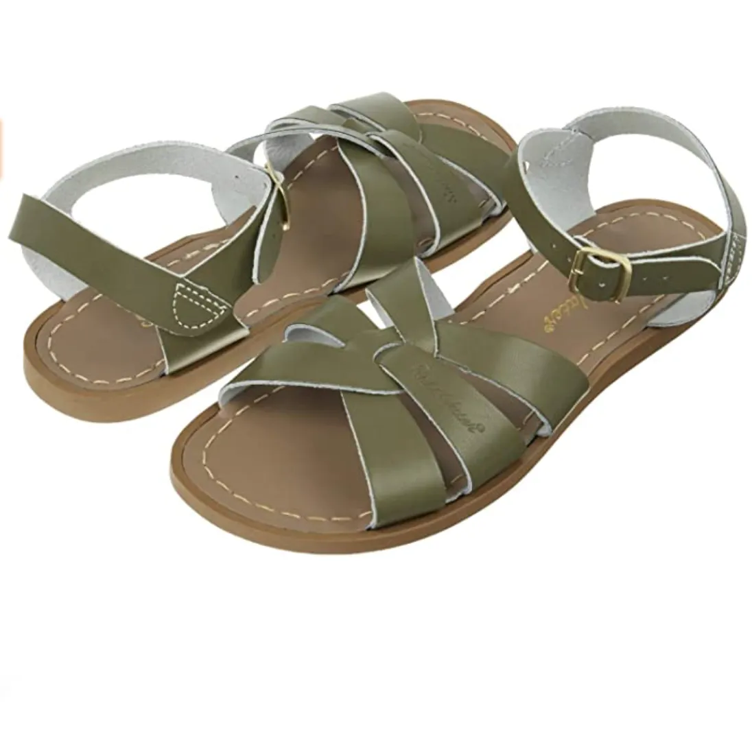 Salt Water Sandal Womens Original Sandal - Olive Green