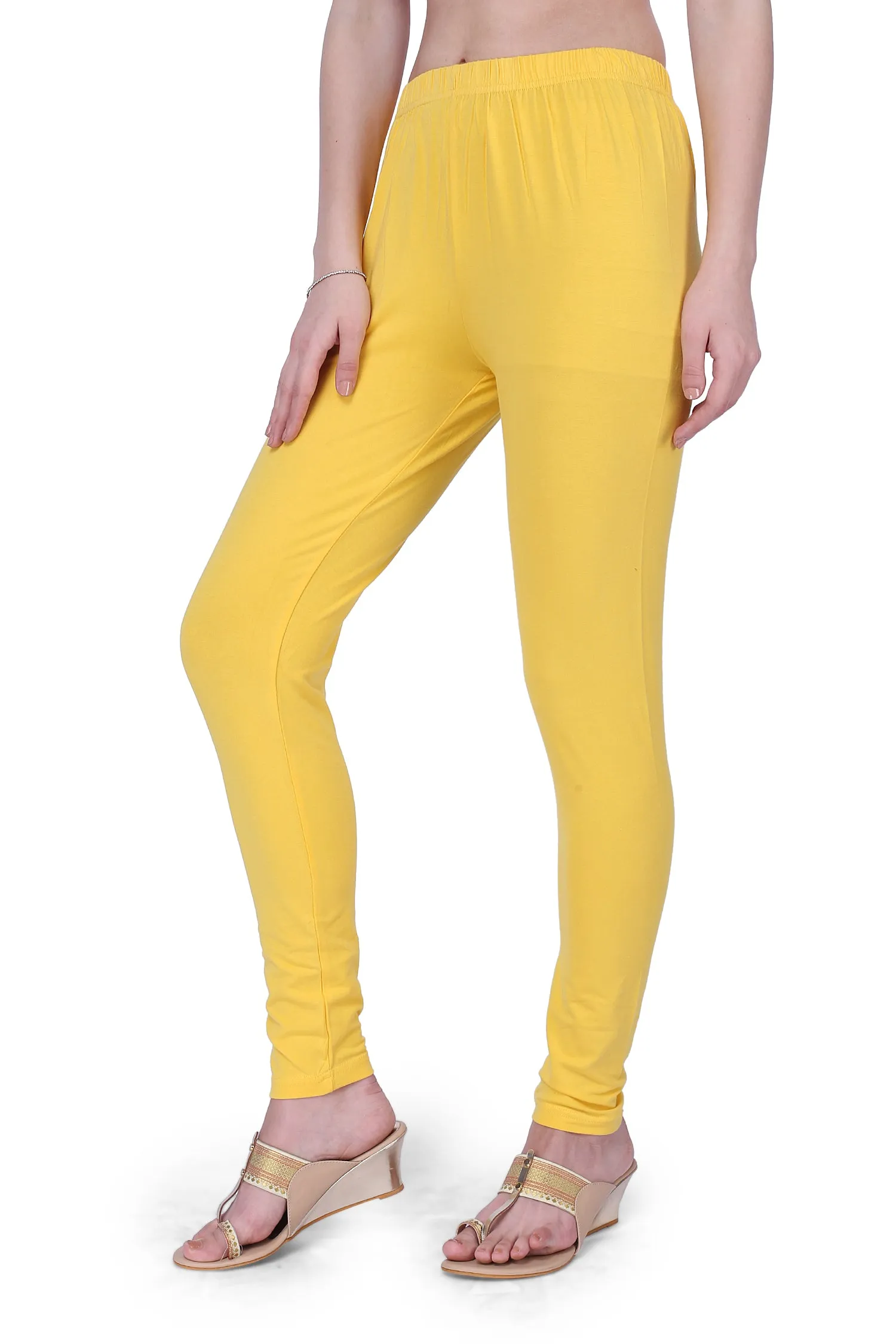 Semantic Women's Cotton-Elastane Leggings - Solid (Available in Colors)