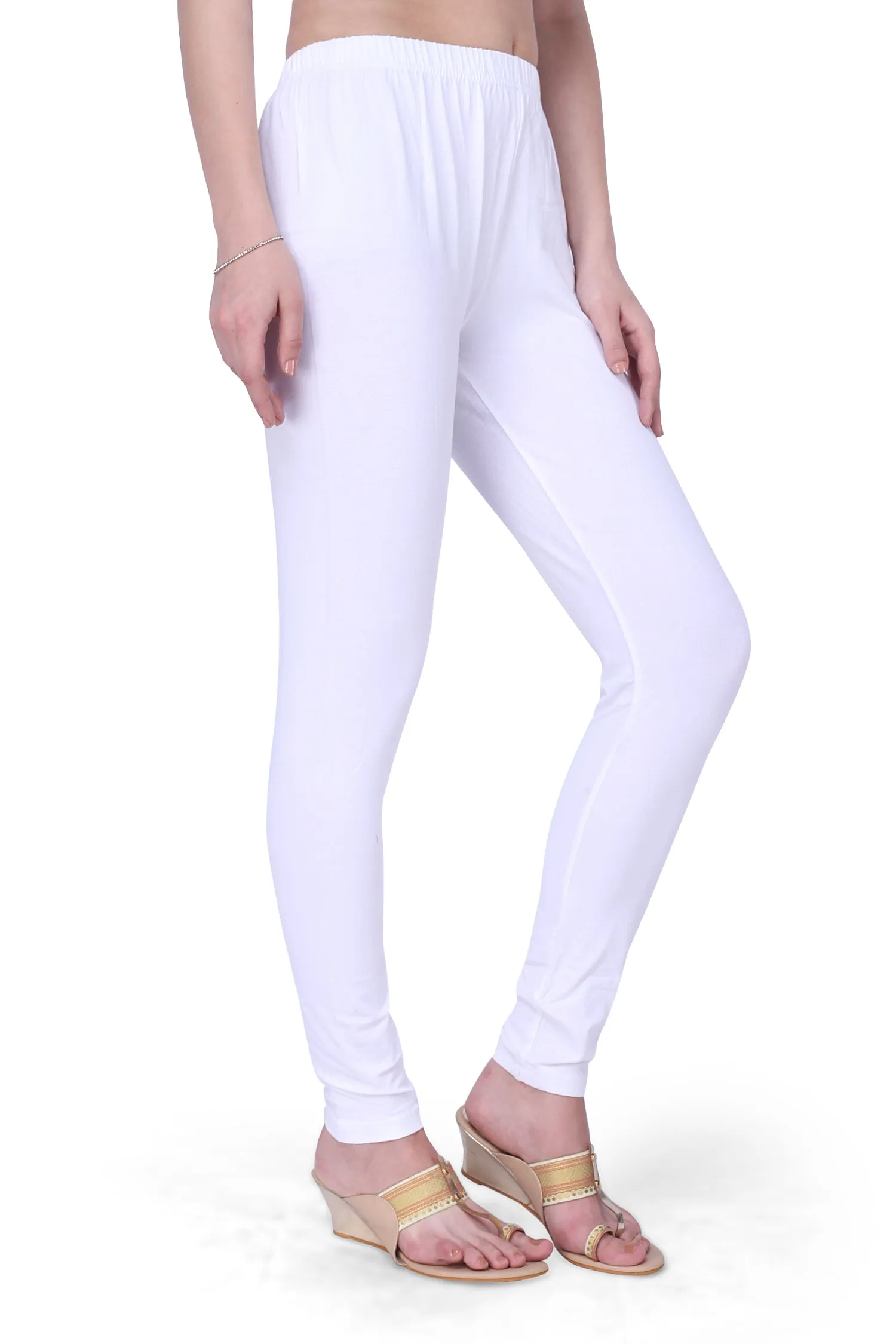 Semantic Women's Cotton-Elastane Leggings - Solid (Available in Colors)