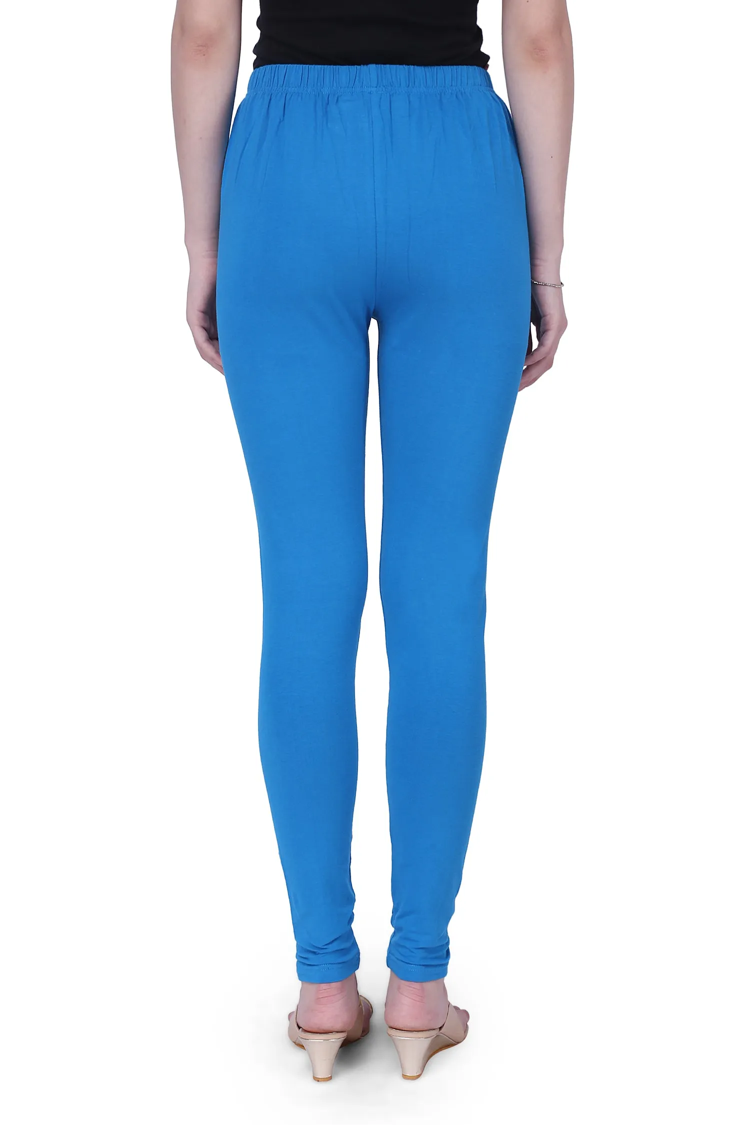 Semantic Women's Cotton-Elastane Leggings - Solid (Available in Colors)