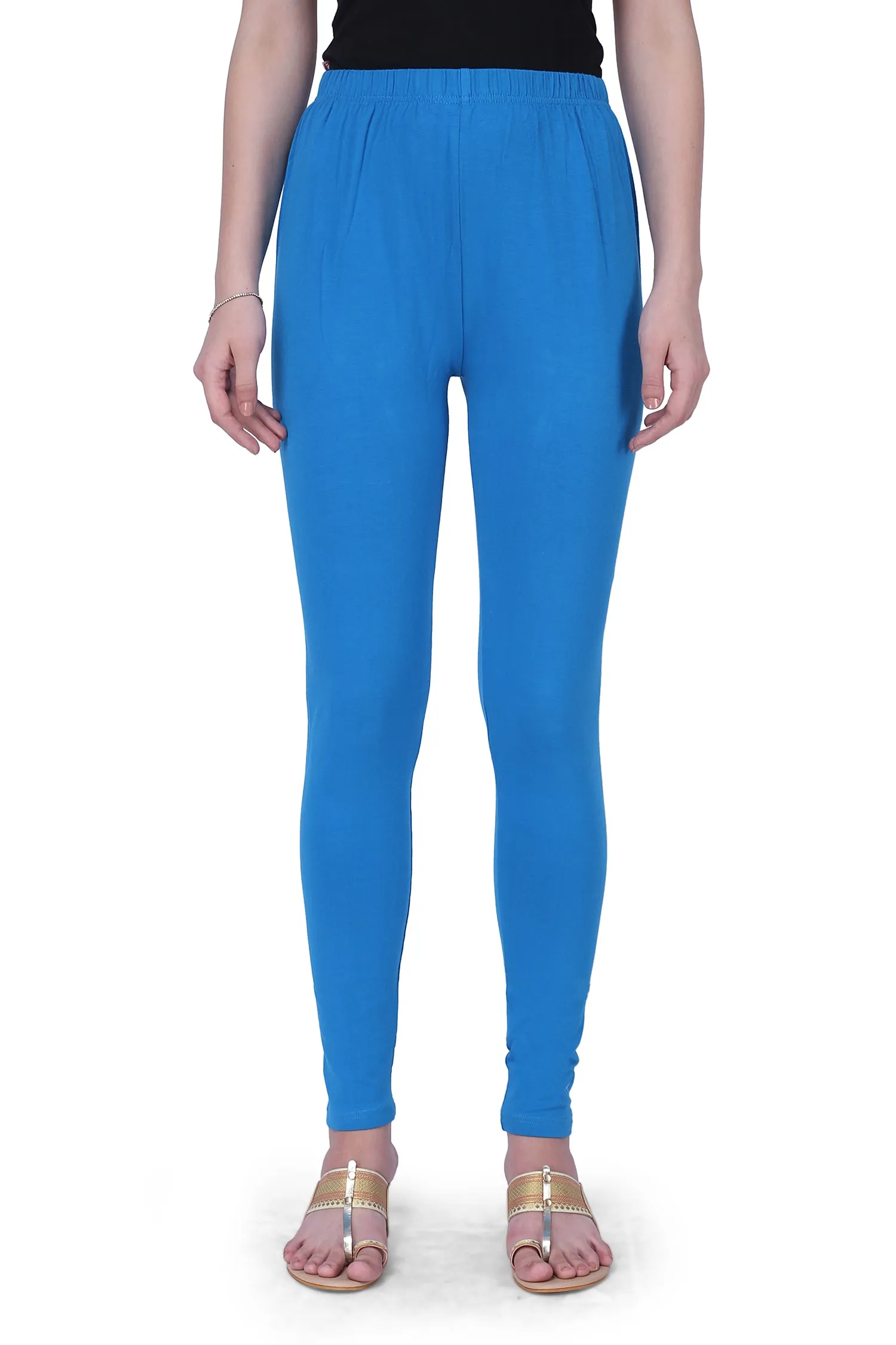 Semantic Women's Cotton-Elastane Leggings - Solid (Available in Colors)