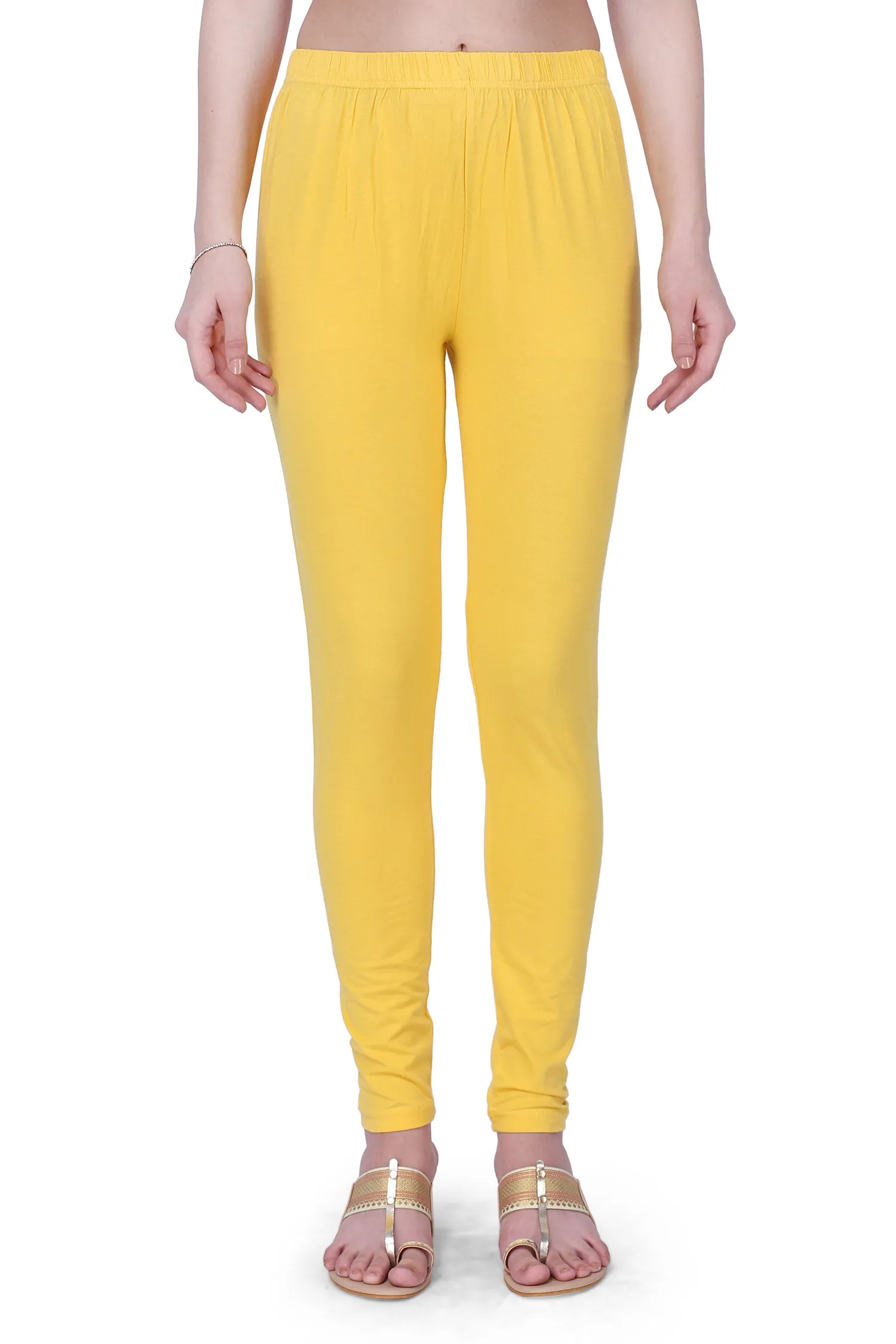 Semantic Women's Cotton-Elastane Leggings - Solid (Available in Colors)