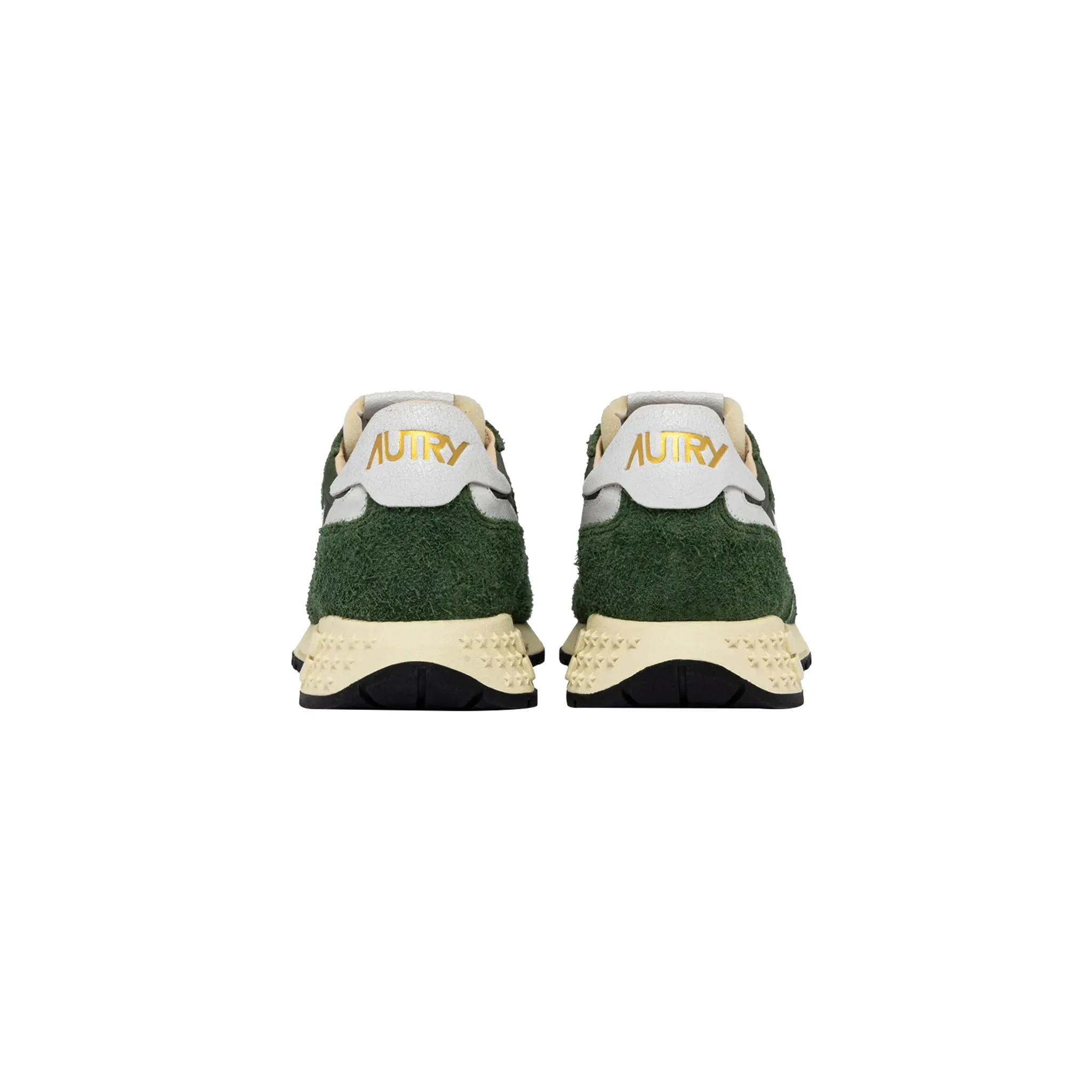 Sneakers Uomo Reelwind Low in nylon e suede Verde militare