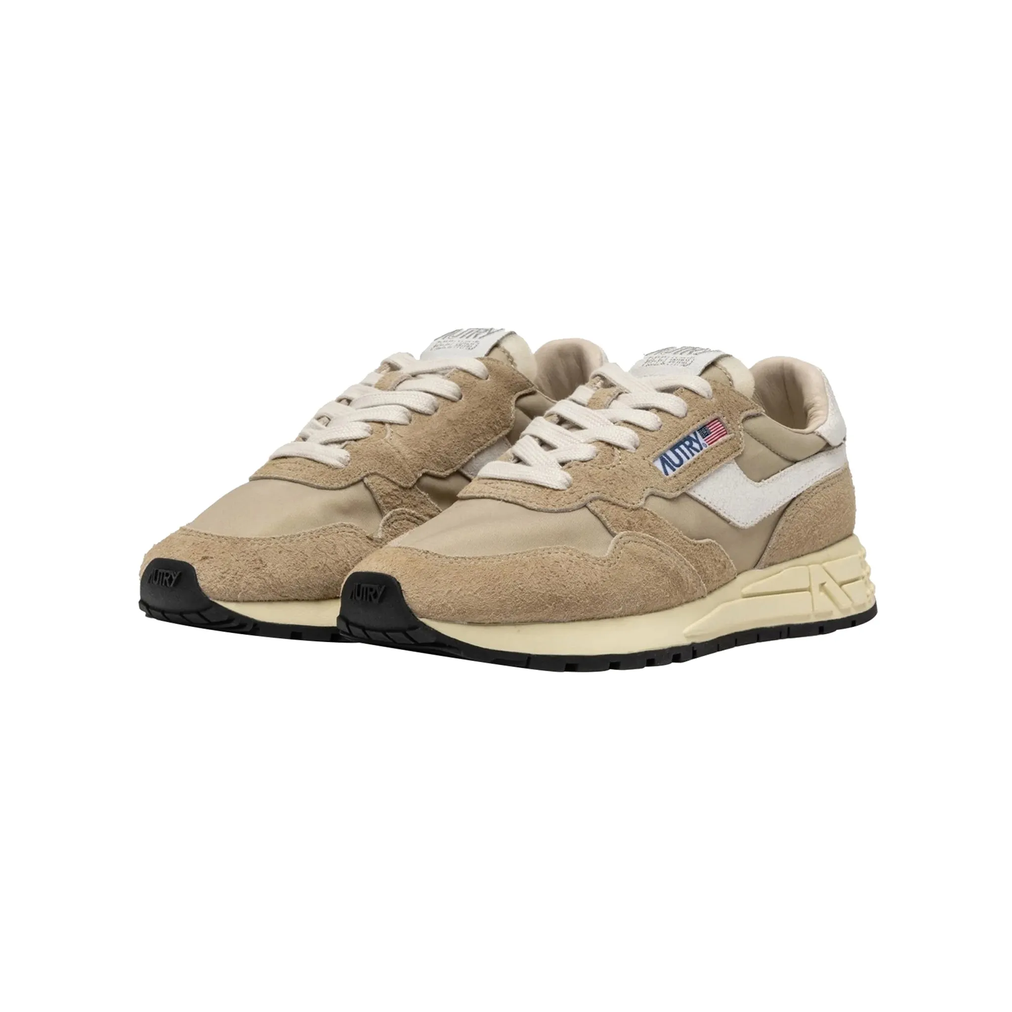 Sneakers Uomo Reelwind Low in suede Beige