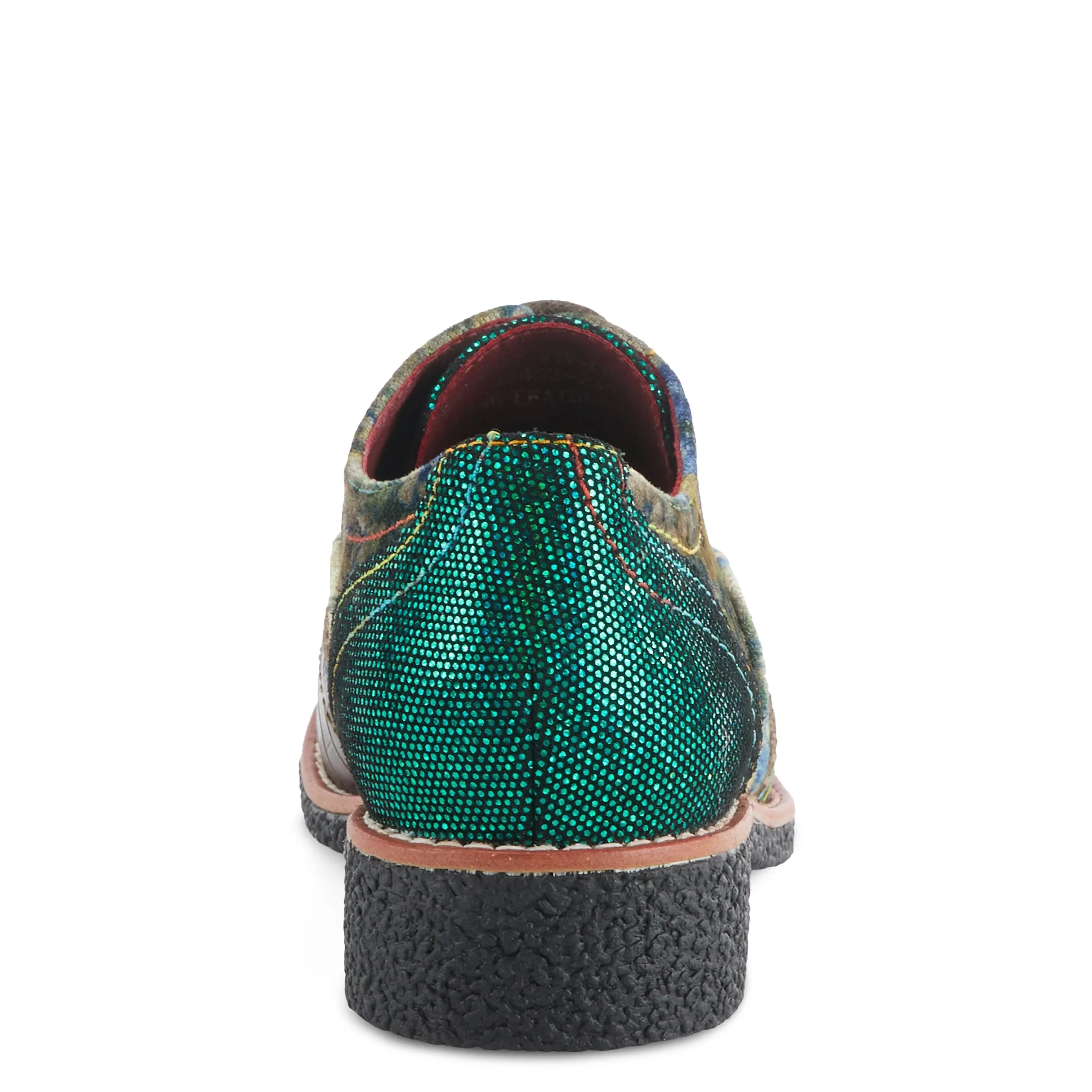 Spring Step Shoes L'Artiste Muggiasti Viv Women’s Leather Floral Velvet Shoes