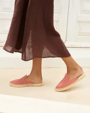 Suede Mules - R70M0 - Hamptons Terracotta