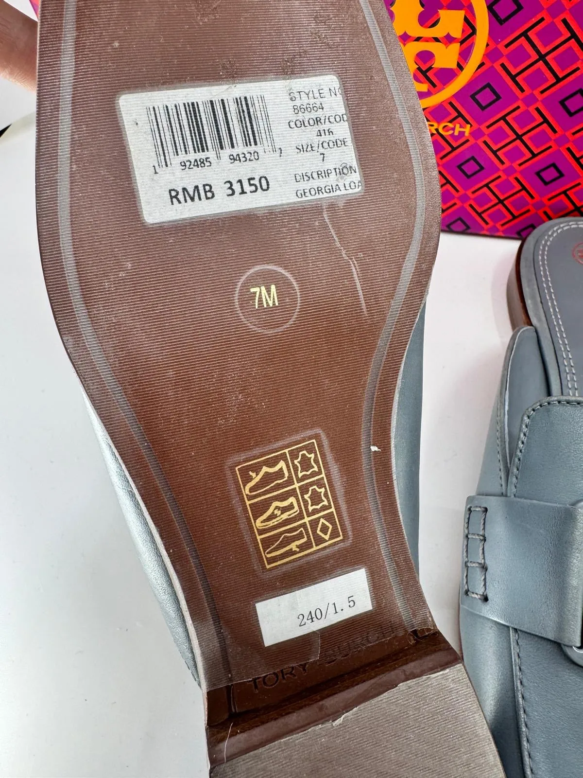 TORY BURCH GEORGIA FLAT LOAFER MULES